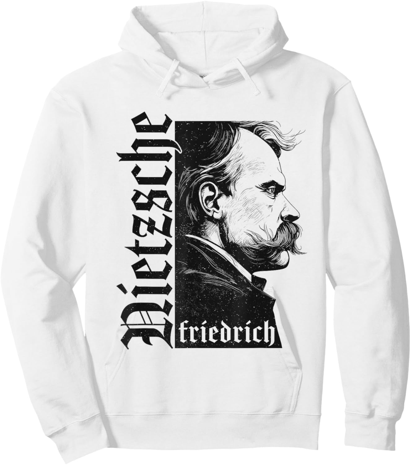 Philosopher Friedrich Nietzsche Ethics Morality Philosophy Hoodie - Hoodie | White