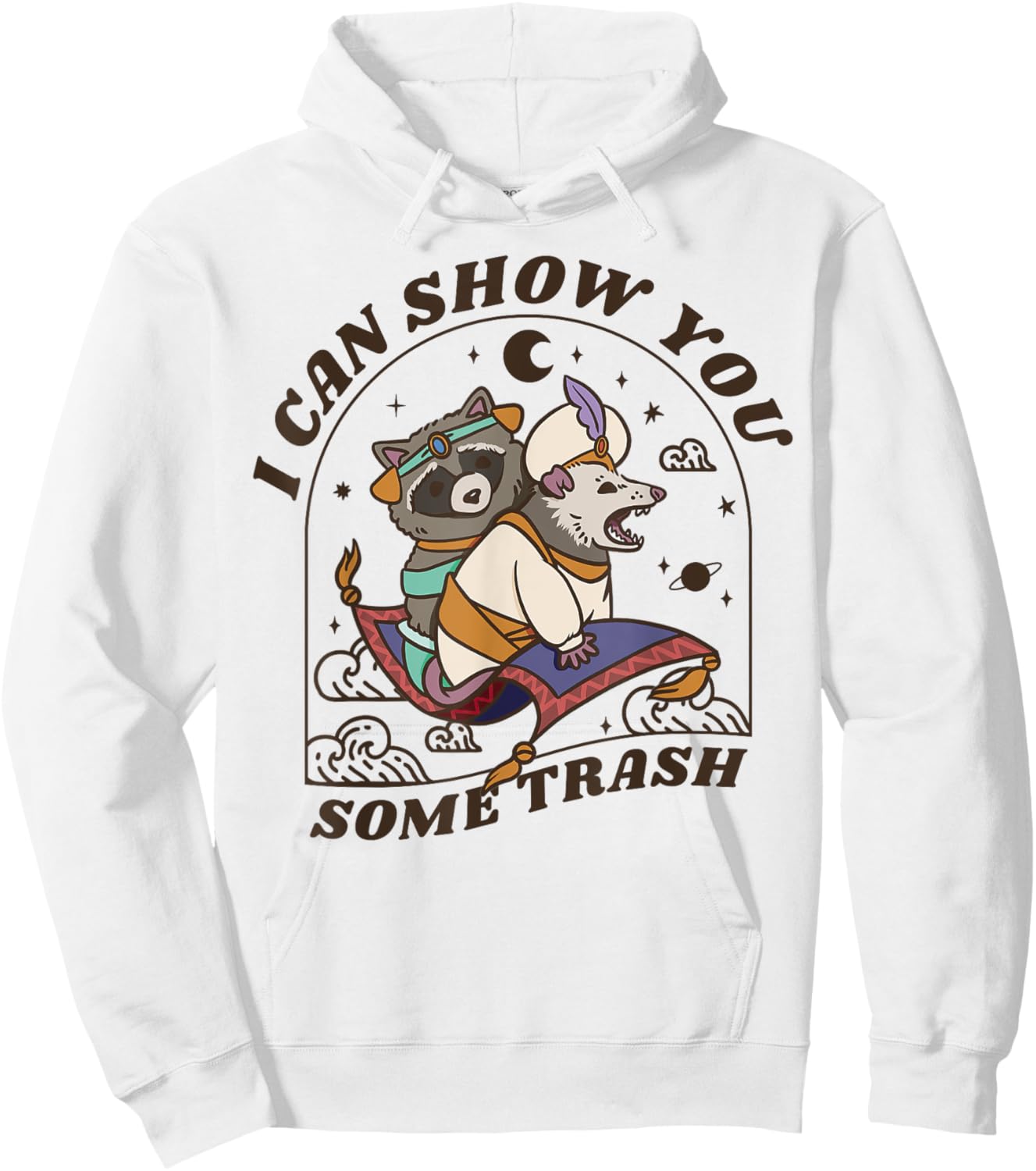 I Can Show You Some Trash Funny Raccoon Possum, Raccoon Hoodie - Hoodie | White
