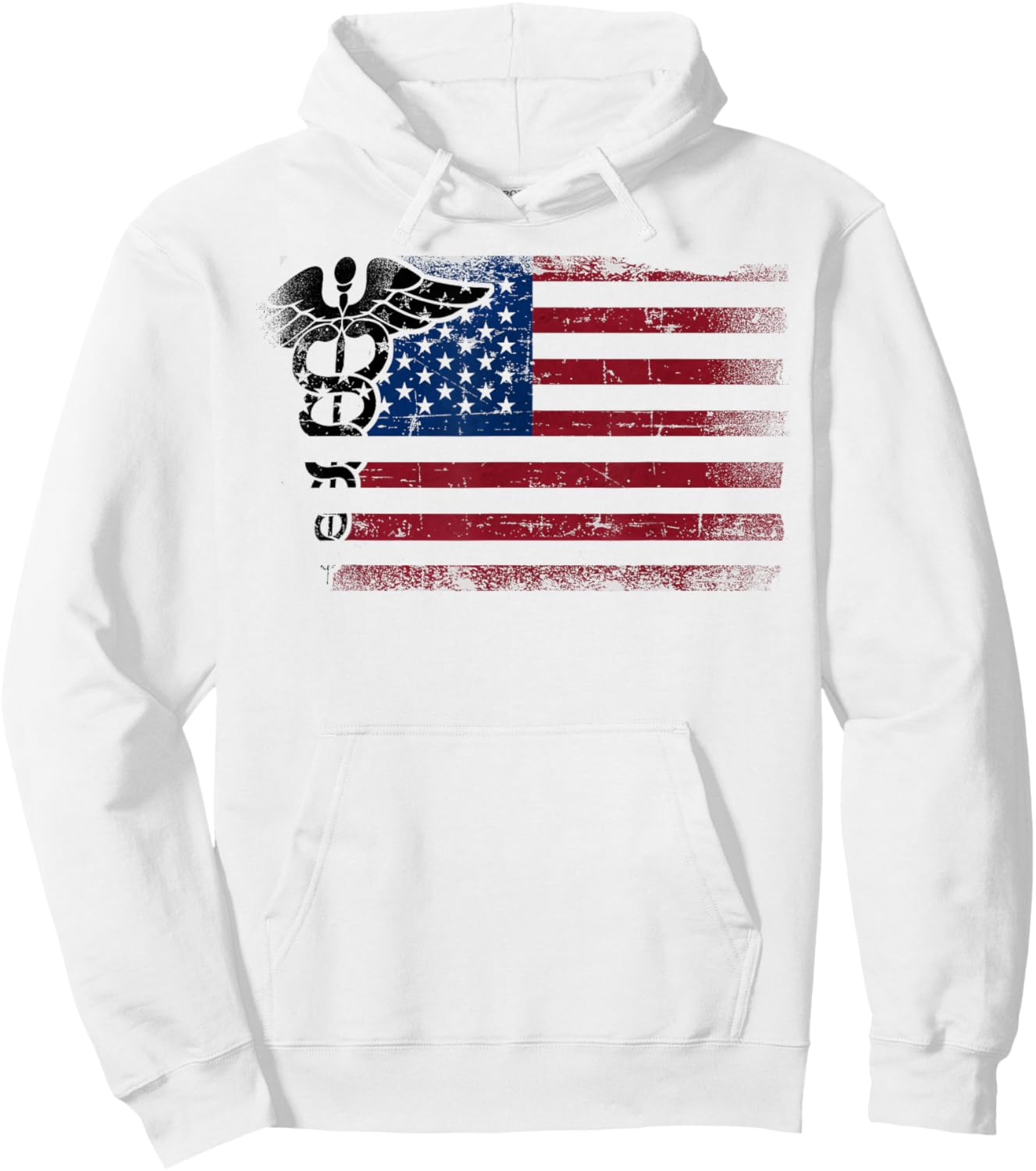 CNA Nurse Certified Nursing Assistant American Flag Cna Kids Men Hoodie - Hoodie | White