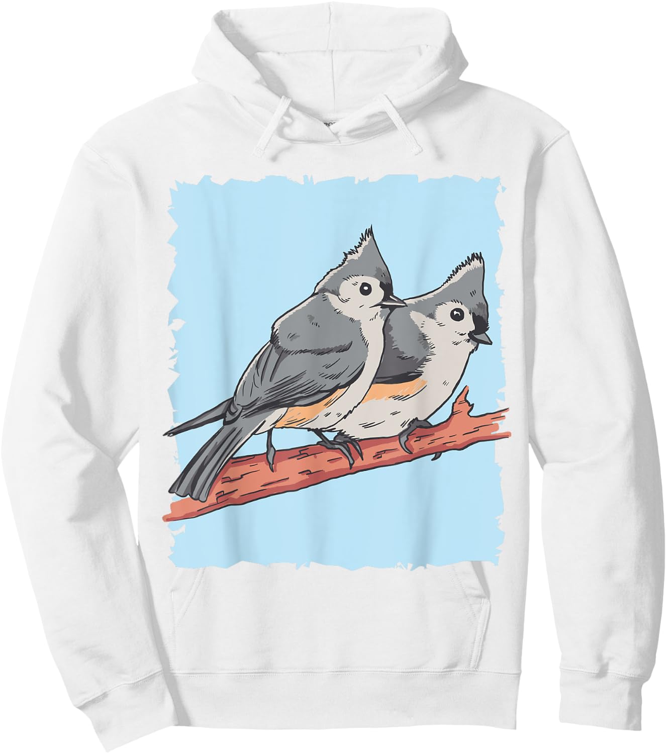 Cute Tufted Titmice Gift Titmouse Lovers Hoodie - Hoodie | White