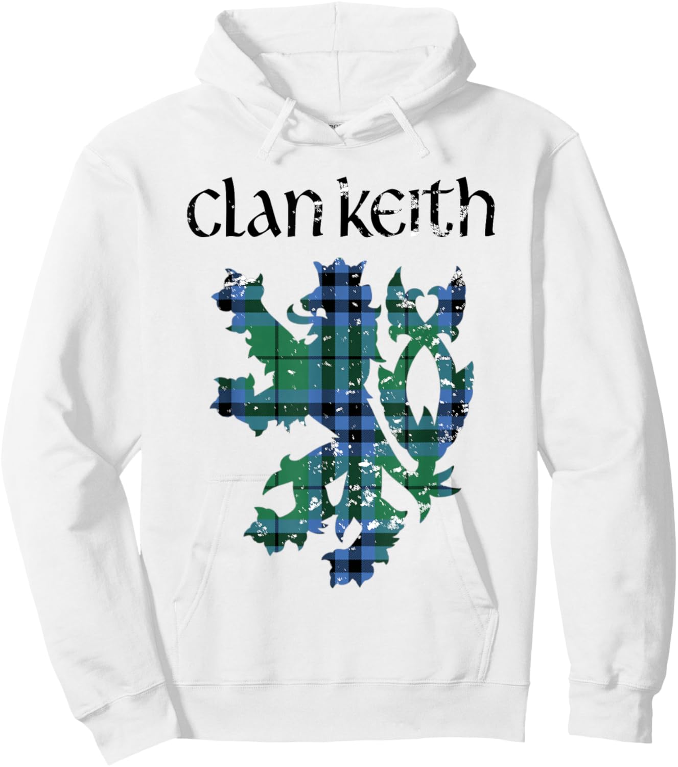 Clan Keith Tartan Scottish Family Name Scotland Pride Hoodie - Hoodie | White