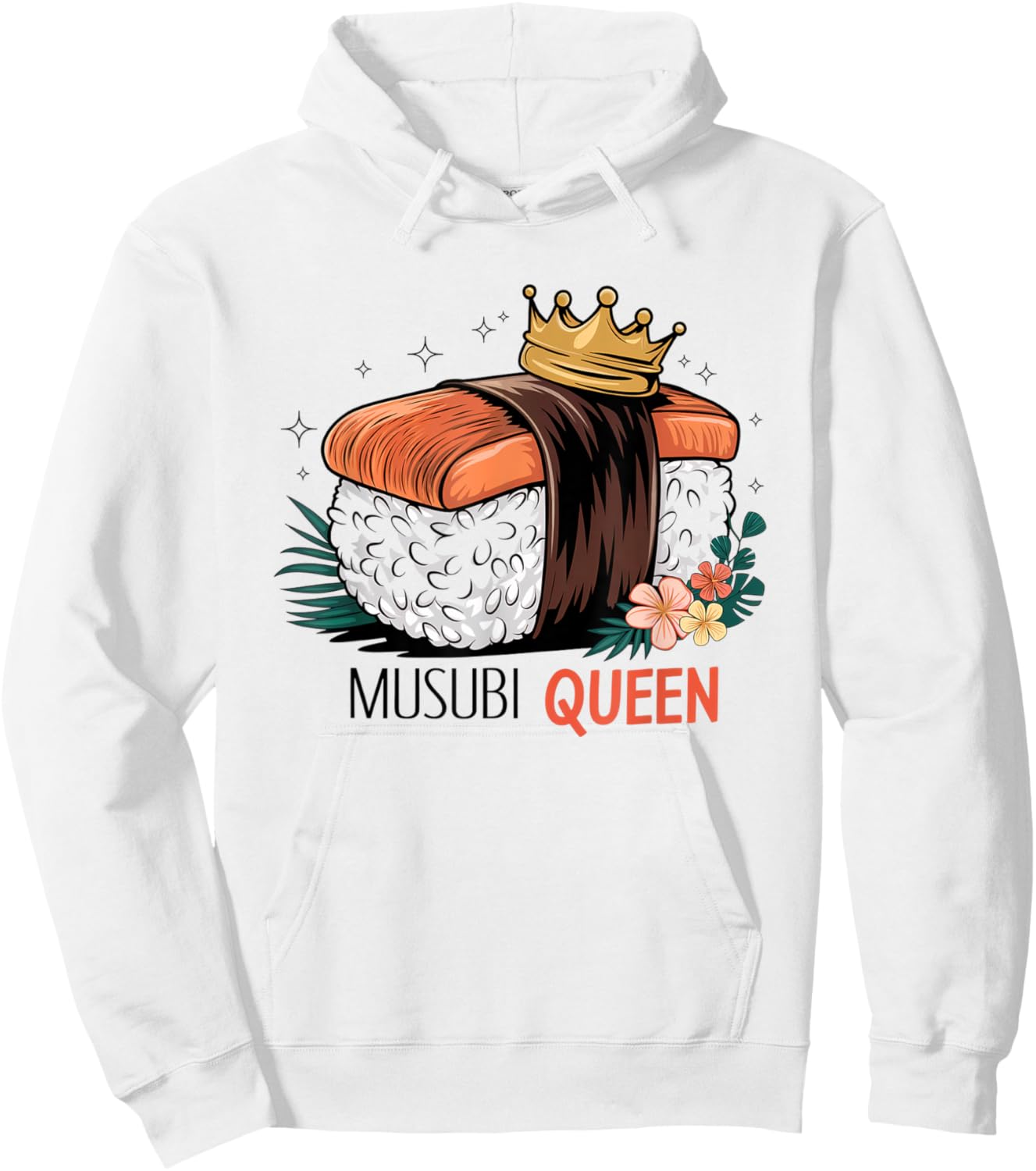 Musubi – Hawaiian Snack Lover’s Design Hoodie - Hoodie | White