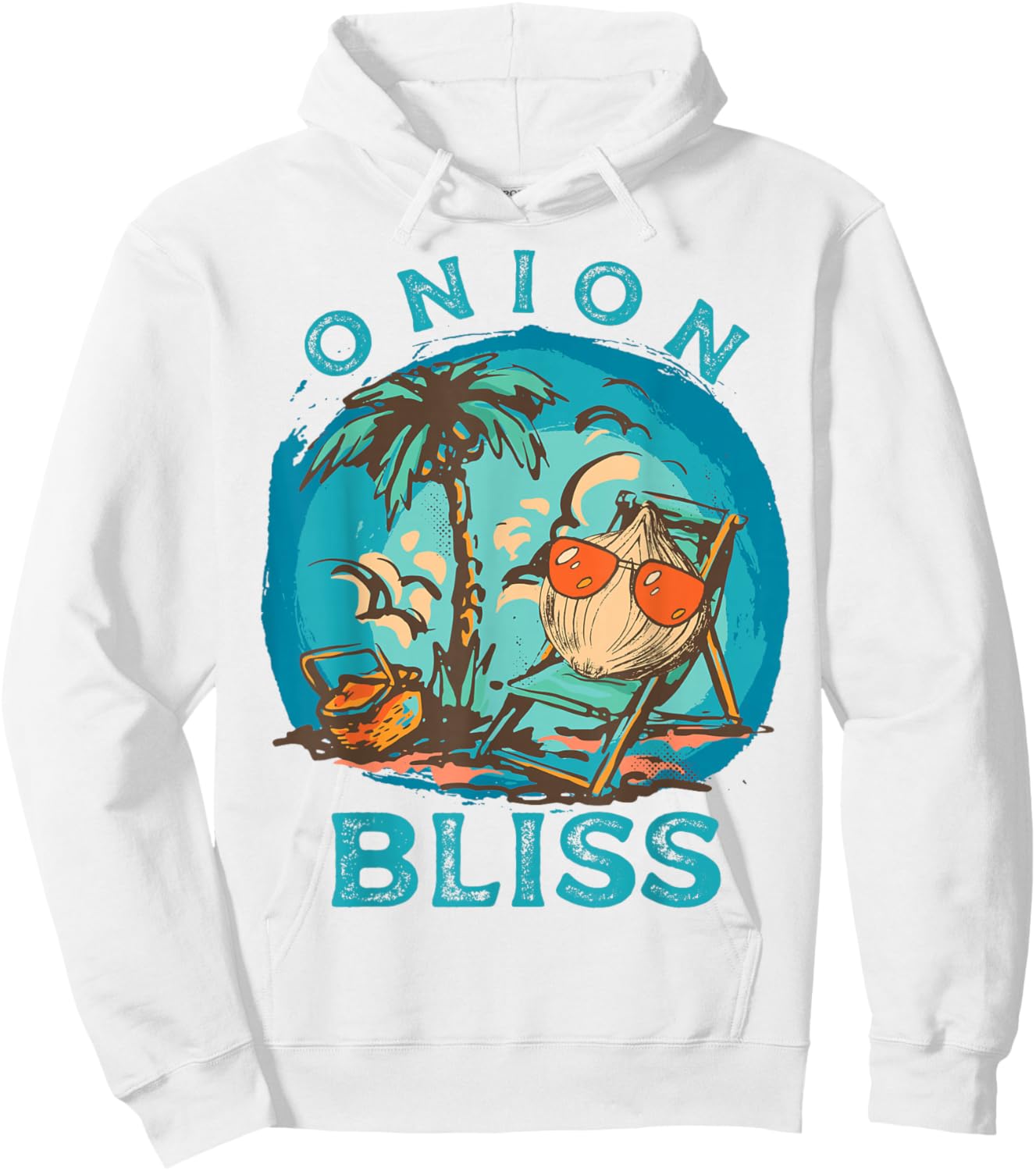 Onion Bliss Caramelized Onion Homesteading Cook Chef Vegan Hoodie - Hoodie | White