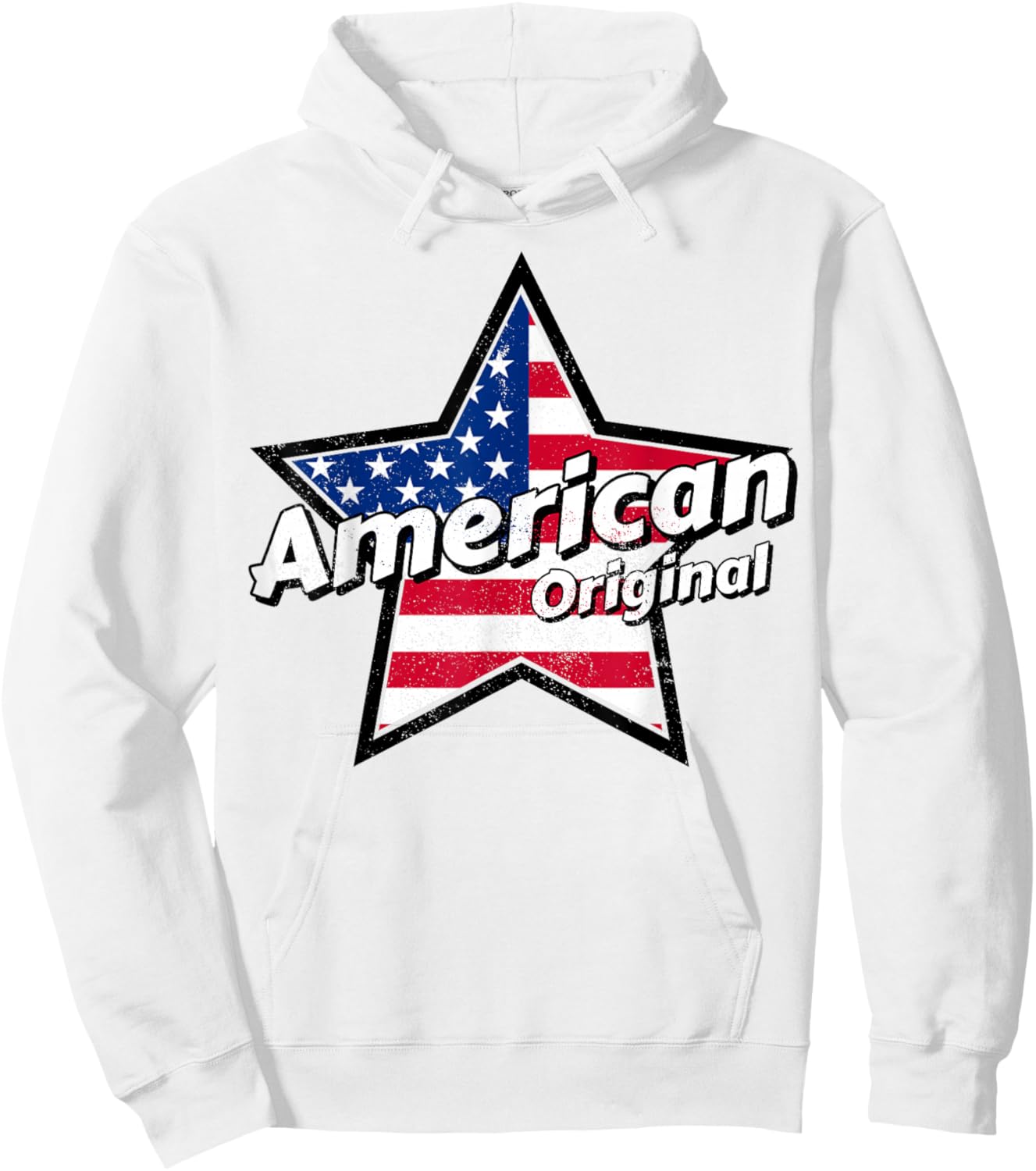 American Original Amerika Flagge Shirt | Stolze Damen Amerikanische Hoodie - Hoodie | White
