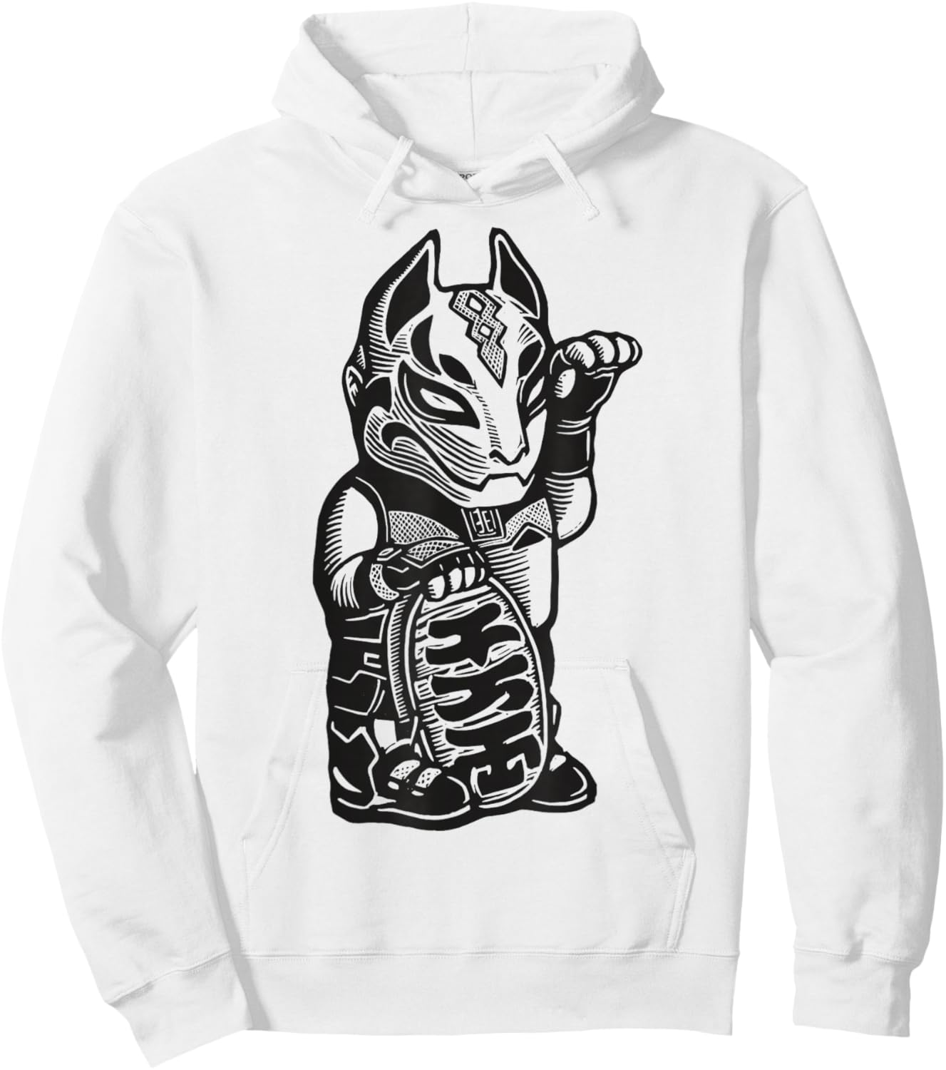 Fortnite Drift Wood Carved Art Print Logo Hoodie - Hoodie | White