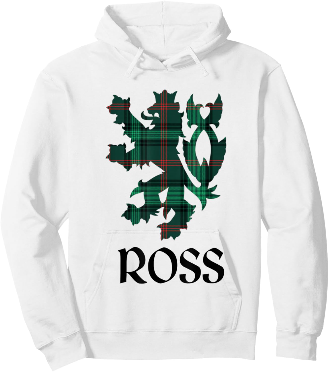 Clan Ross Tartan Scottish Family Name Scotland Pride Hoodie - Hoodie | White
