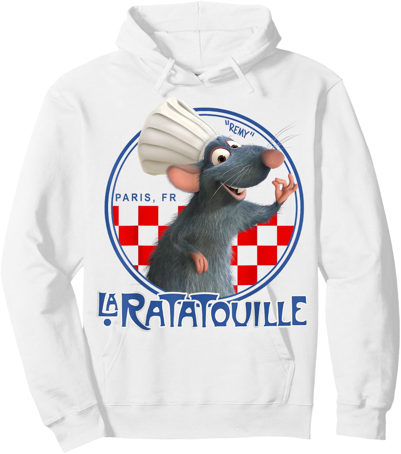 Disney Pixar Ratatouille Remy Chef Hat Portrait Small Hoodie - Hoodie | White