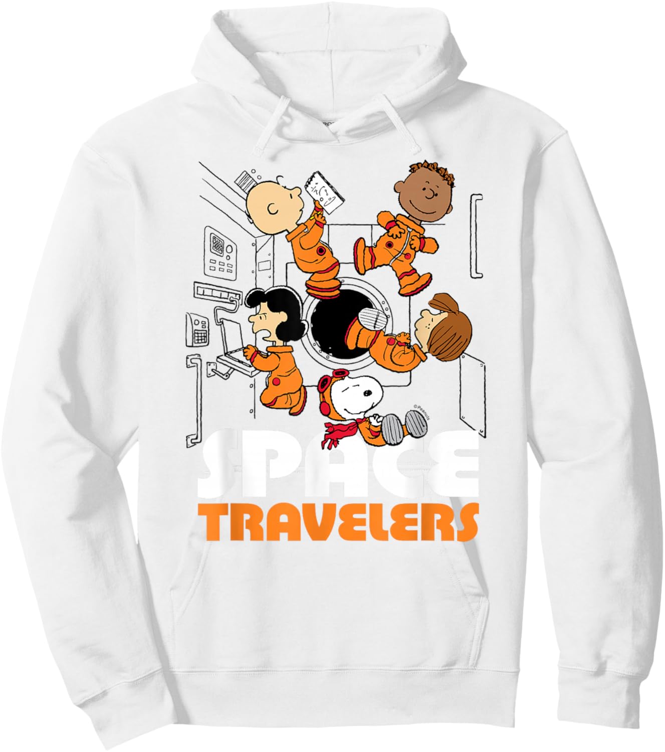 Peanuts - Space Travelers Hoodie - Hoodie | White