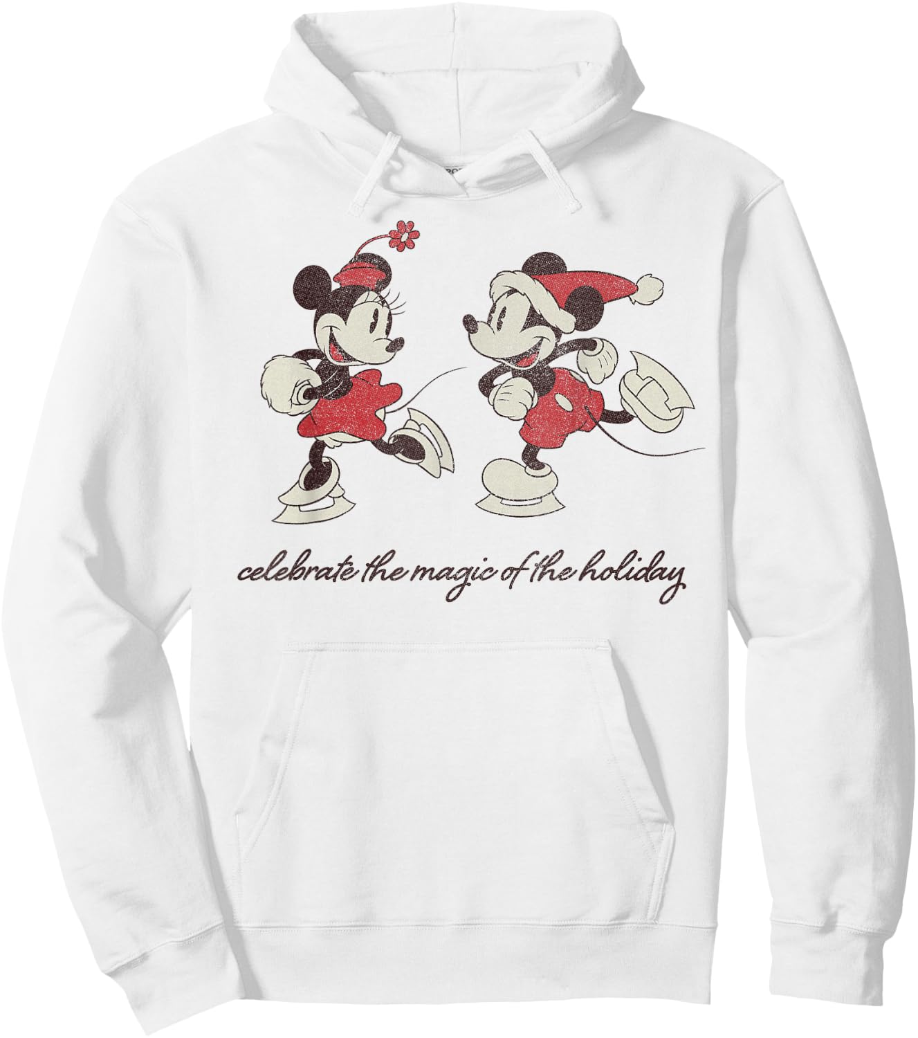 Disney Mickey and Minnie The Magic of The Holiday Christmas Hoodie - Hoodie | White
