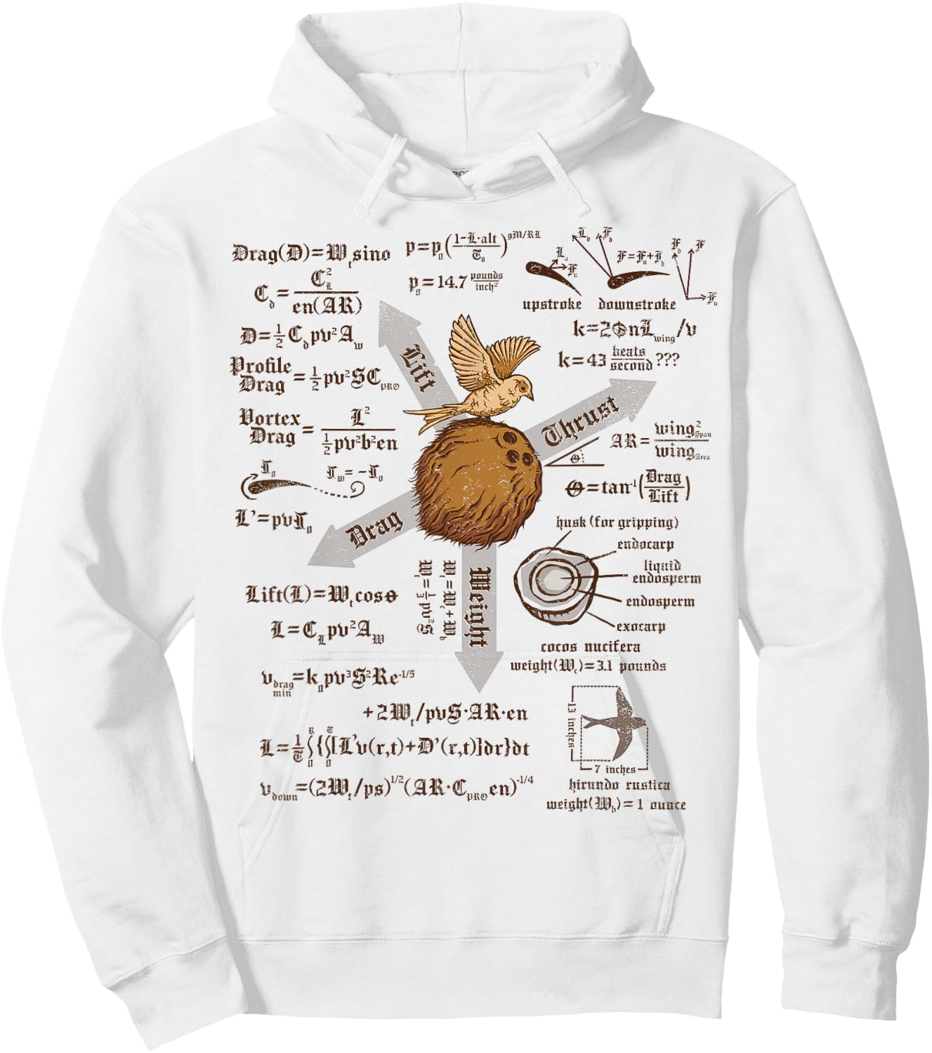 A Simple Question of Weight Ratios Hoodie - Hoodie | White