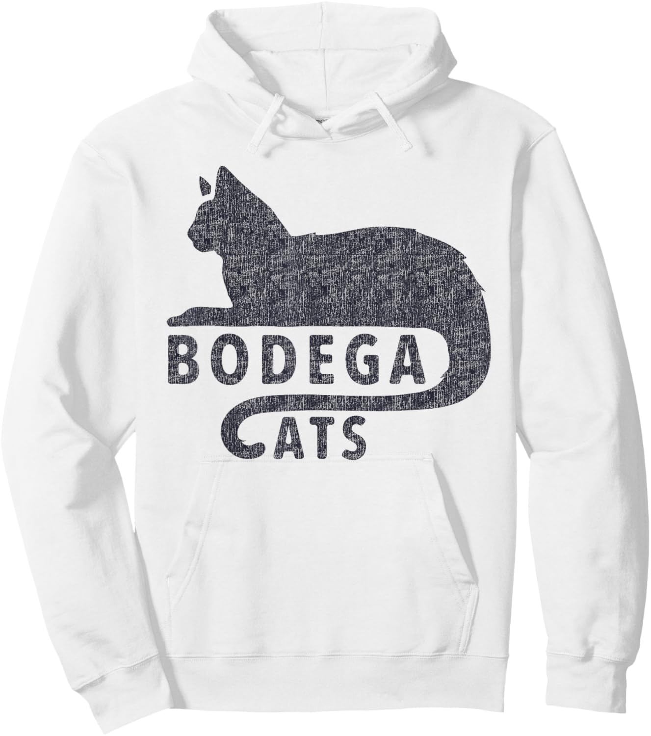Bodega Cats Funny Black Cat Lover Hoodie - Hoodie | White