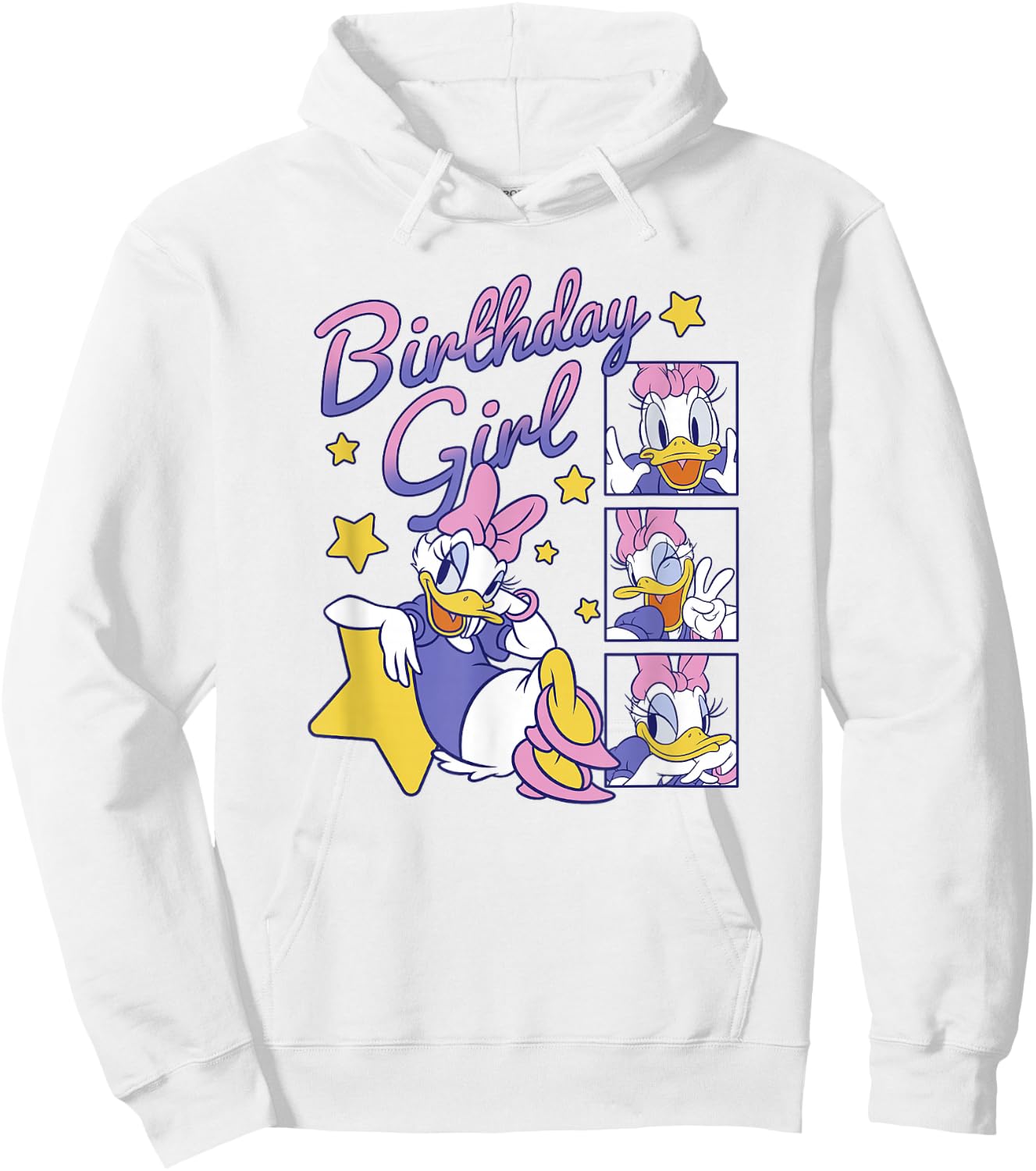 Disney Mickey and Friends Daisy Duck Birthday Girl Hoodie - Hoodie | White