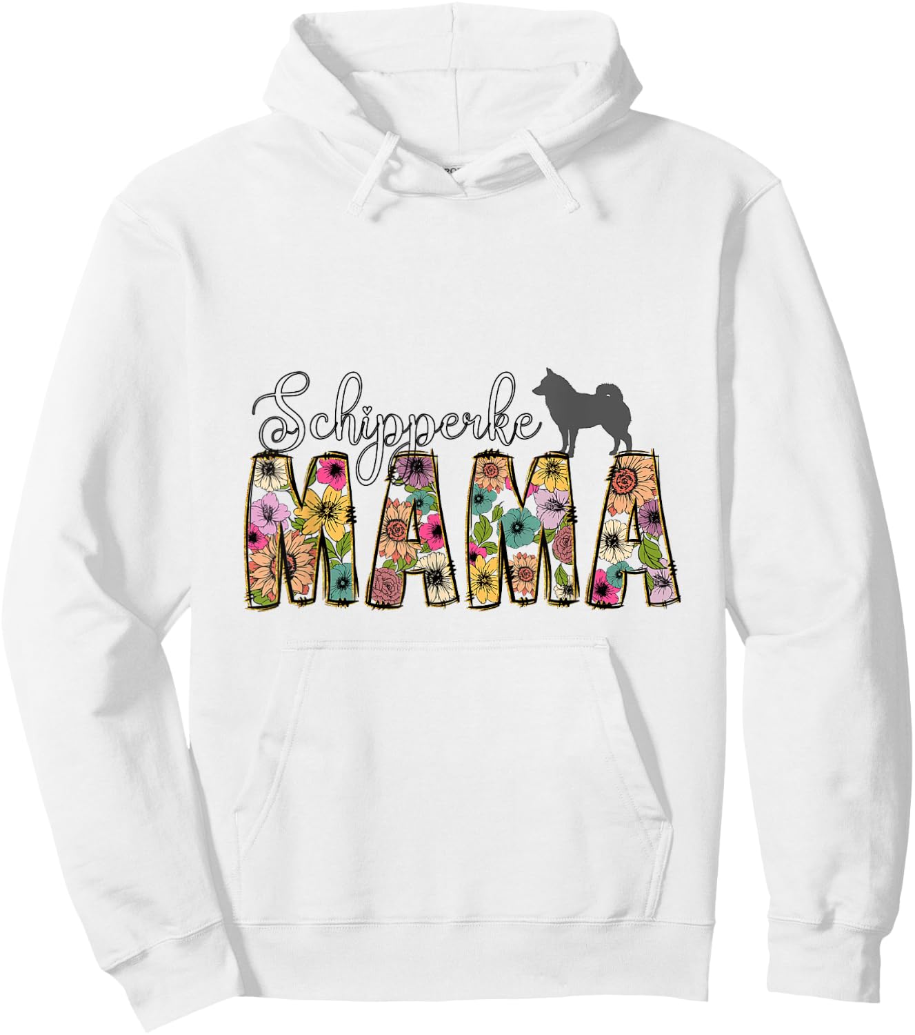 Schipperke Dog Hoodie - Hoodie | White