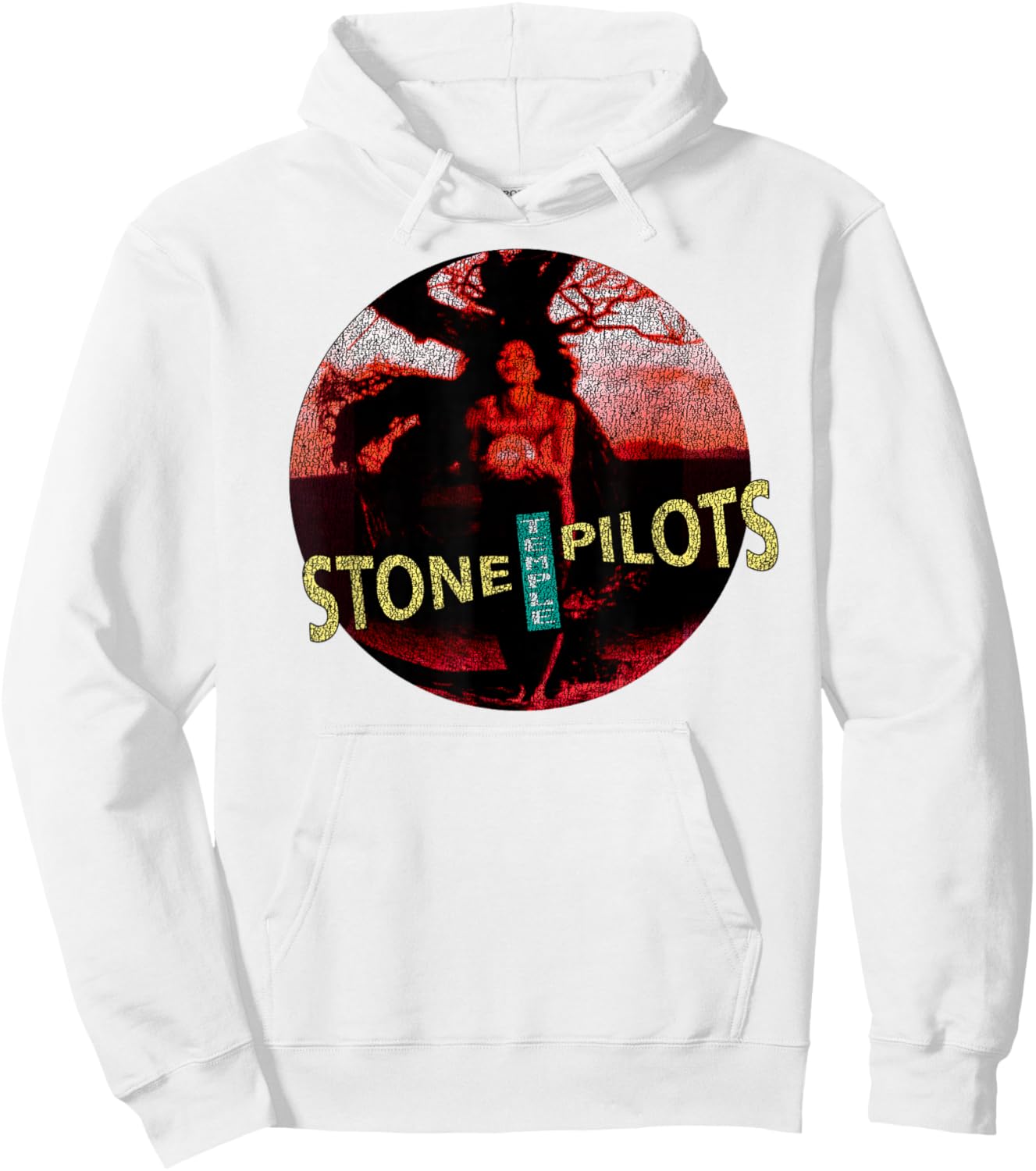 Stone Temple Pilots – Core Circle on Silver Hoodie - Hoodie | White