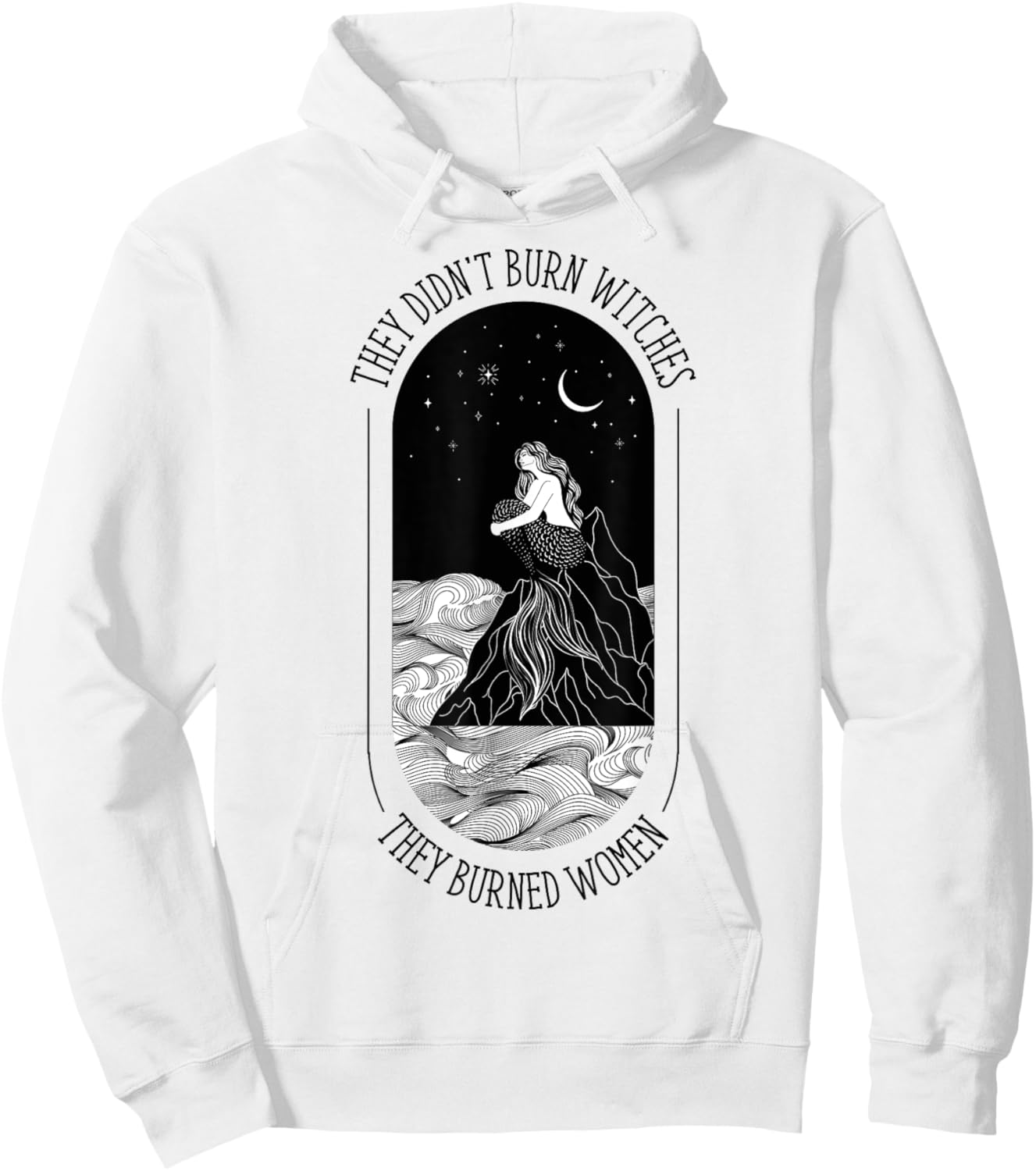 They Didn't Burn Witches They Burned Women Floral Hoodie - Hoodie | White