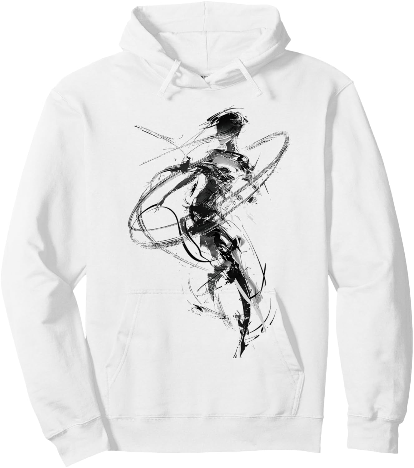 Women Abstract Artist Drawing Human Art Women , white, S Hoodie - Hoodie | White