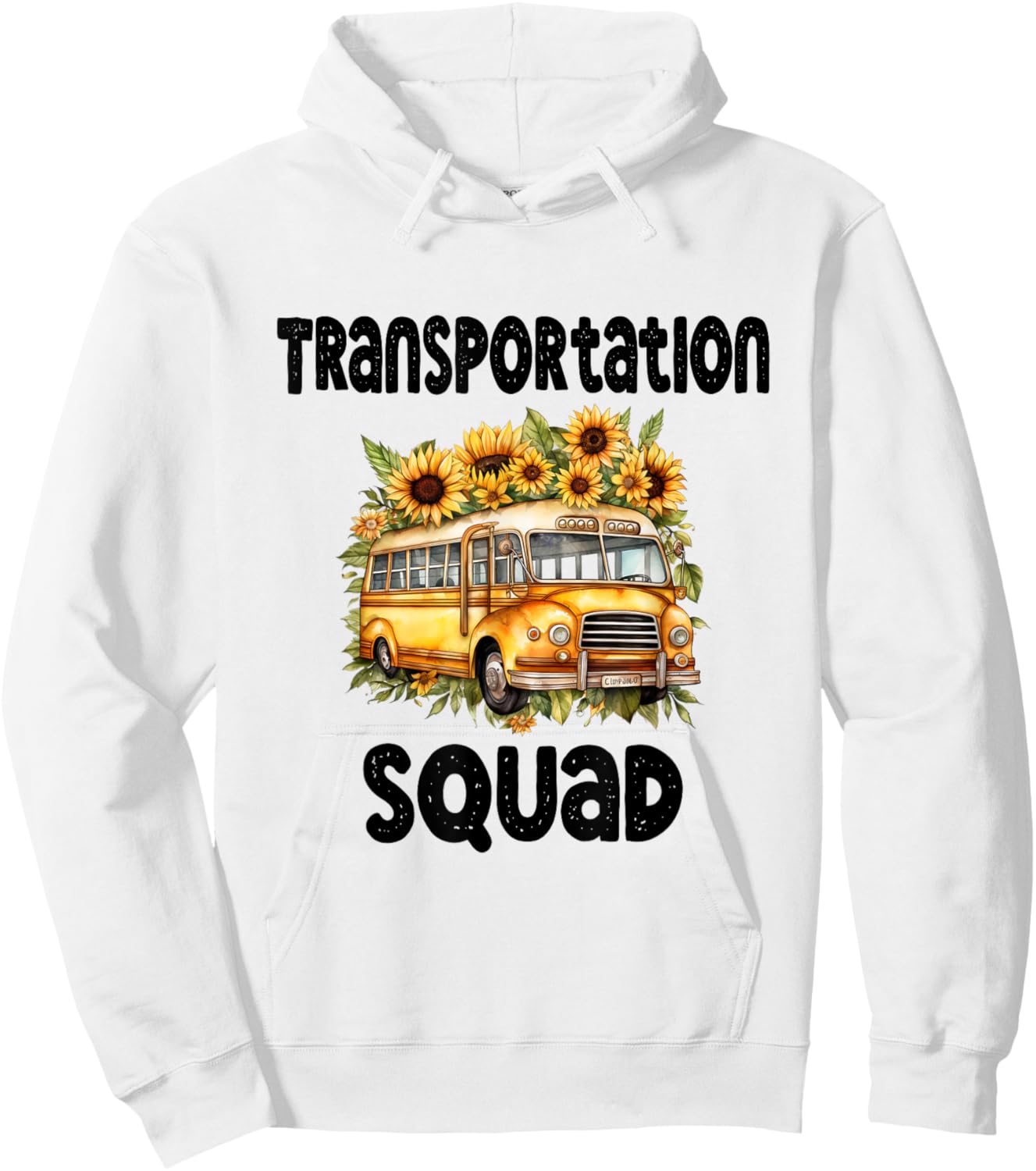 Funny School Bus Driver Back To School Transportation Squad Hoodie - Hoodie | White
