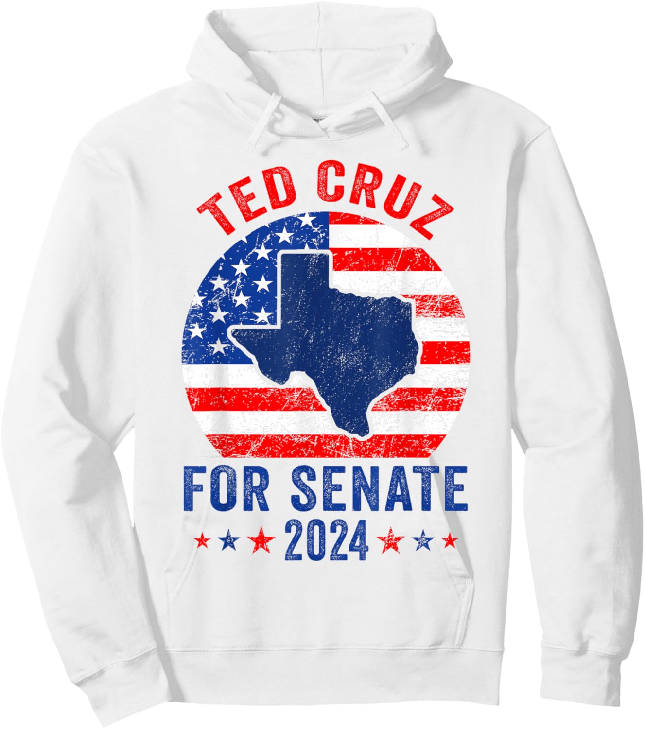 Ted Cruz 2024 For Senate Election Texas Republican Vintage Hoodie - Hoodie | White