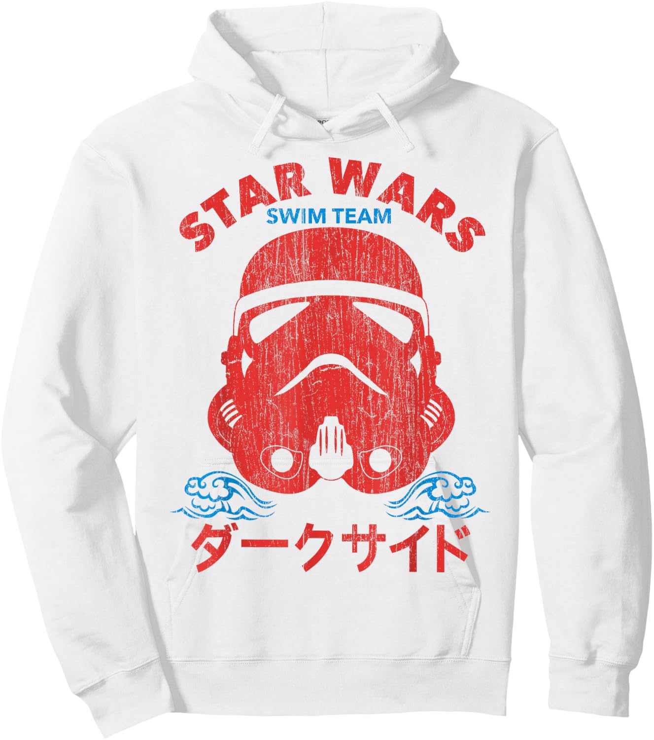 Star Wars Swim Team Stormtrooper Helmet Hoodie - Hoodie | White