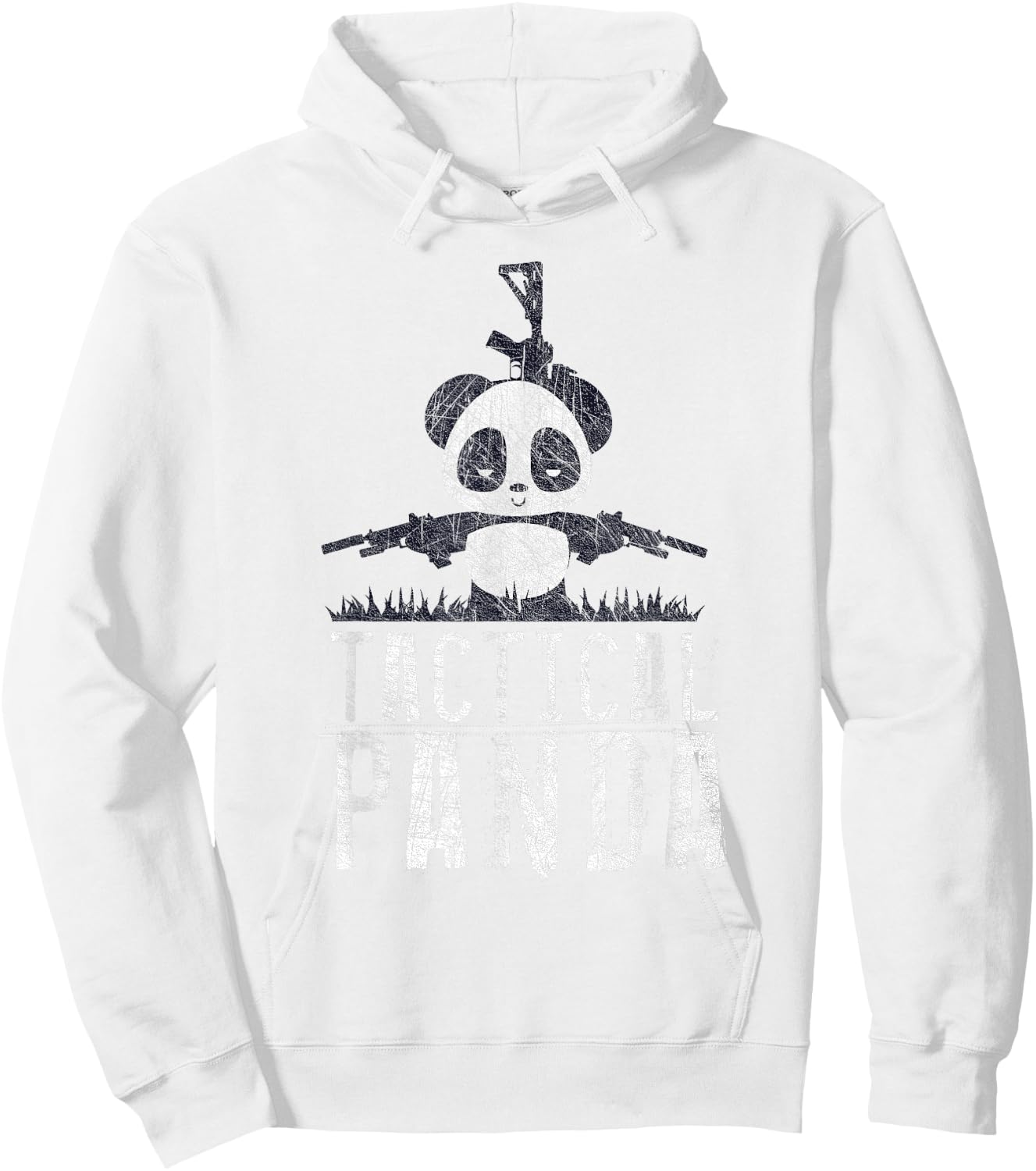 Panda , Battle Panda Bear, Gift Hoodie - Hoodie | White