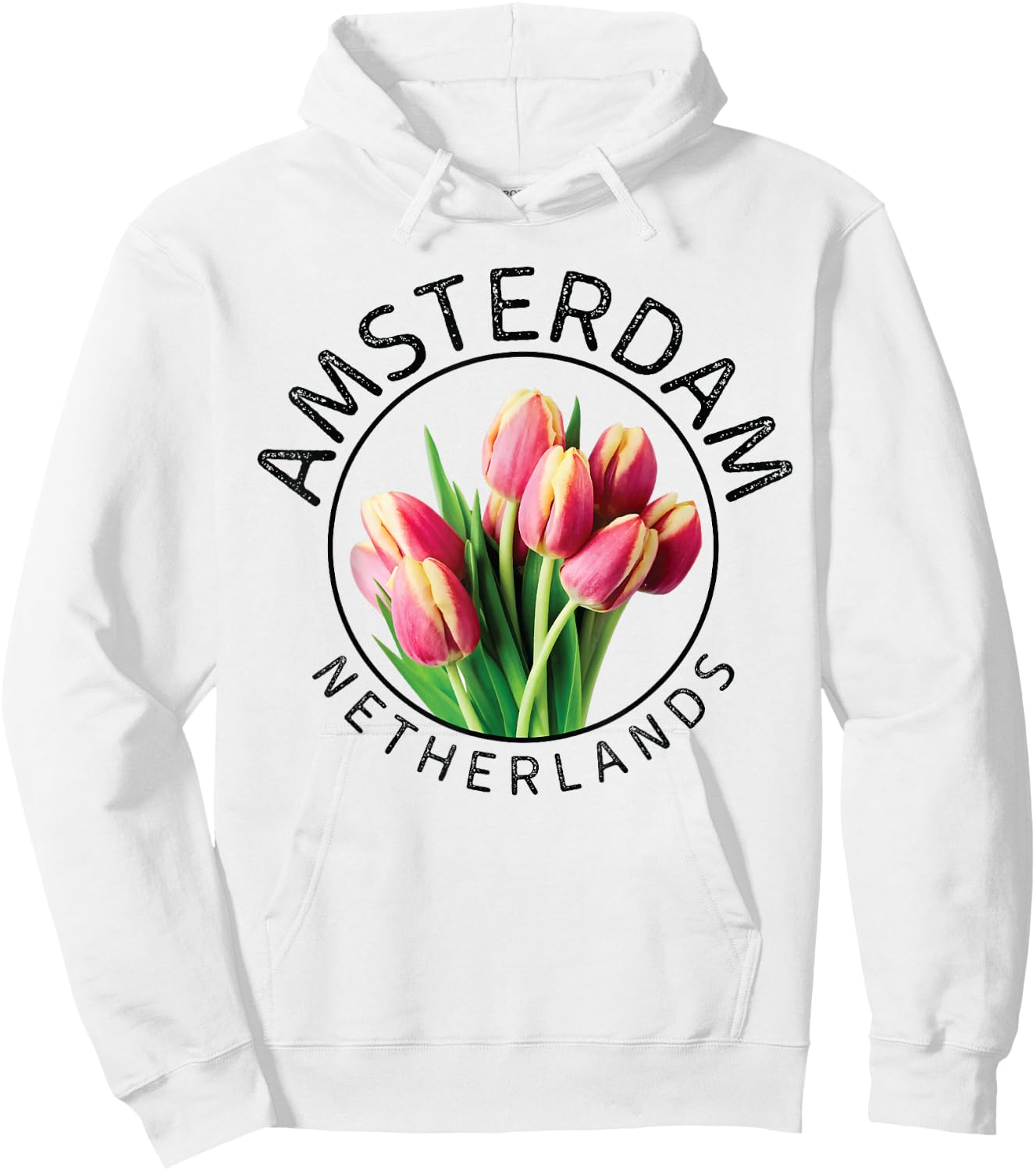 Amsterdam Tulip Festival Gift Netherlands Tulips Hoodie - Hoodie | White