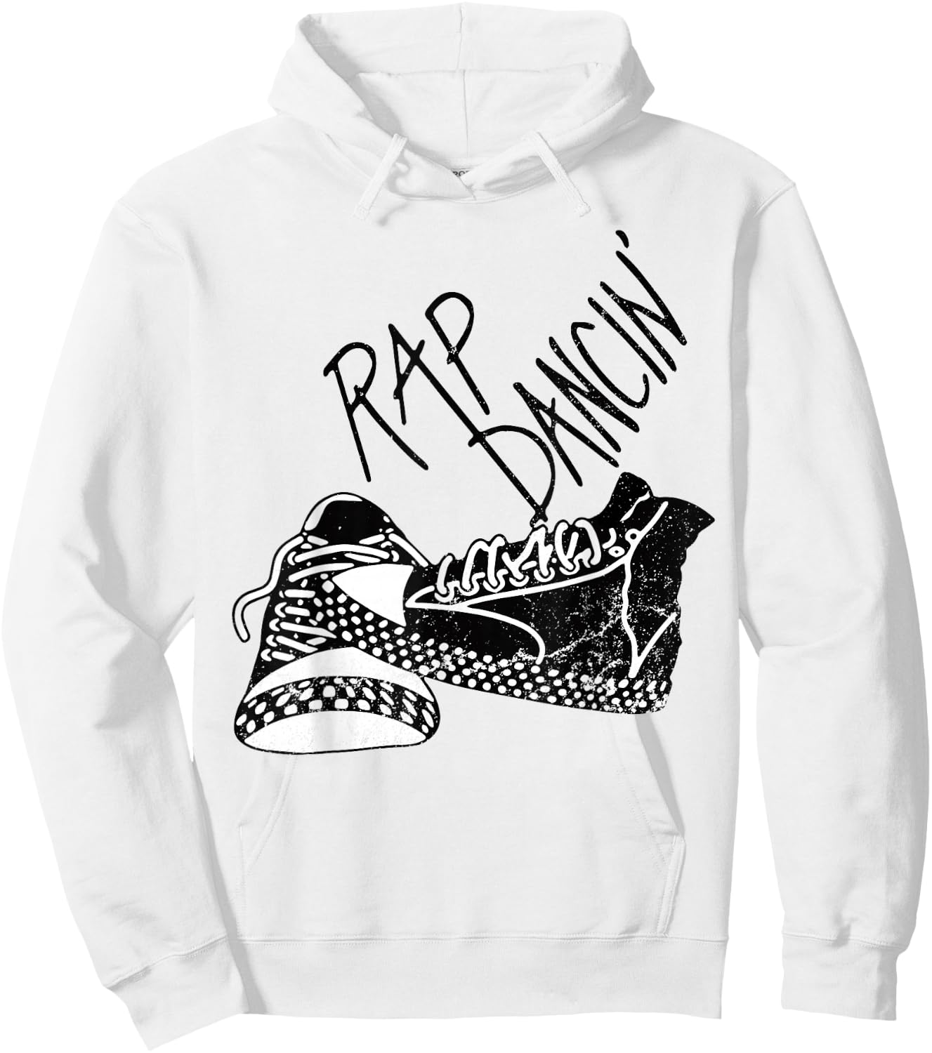 Rap Dancin Shirt Hoodie - Hoodie | White