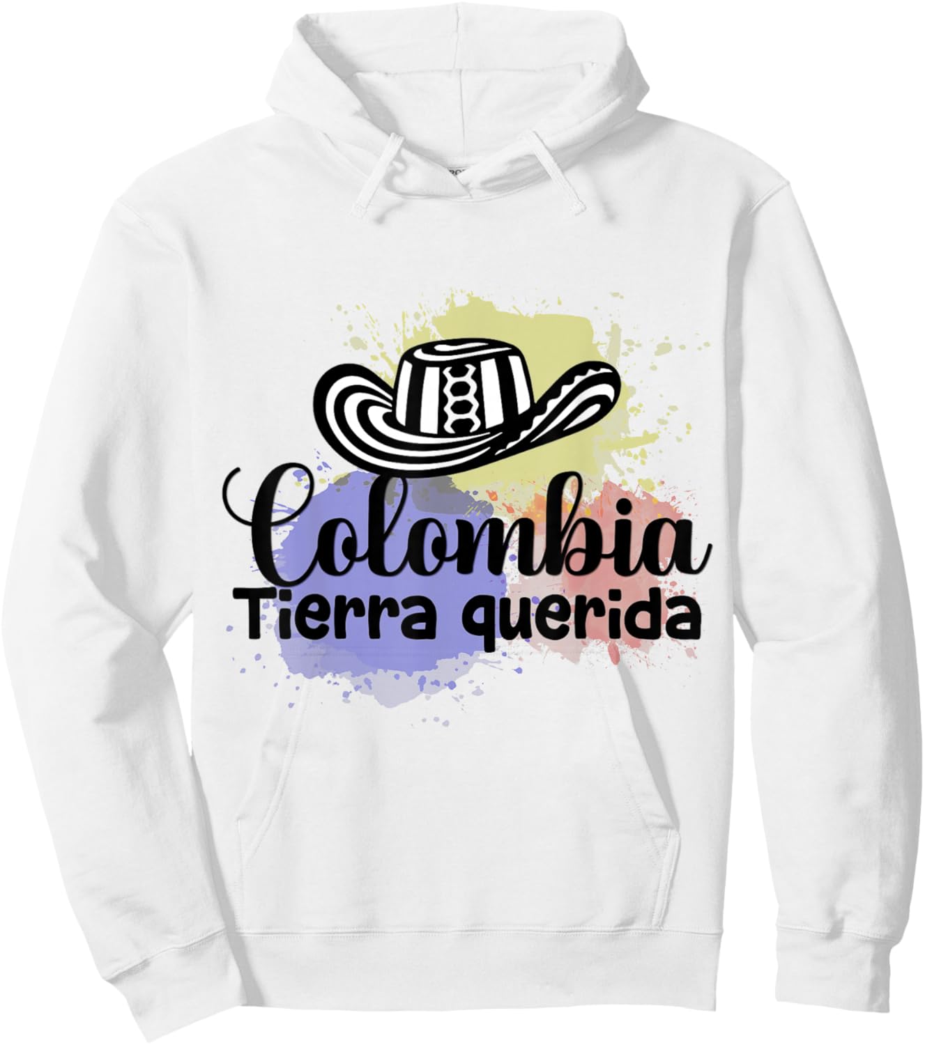 Colombia Pride & Slang of Real Colombians Hoodie - Hoodie | White