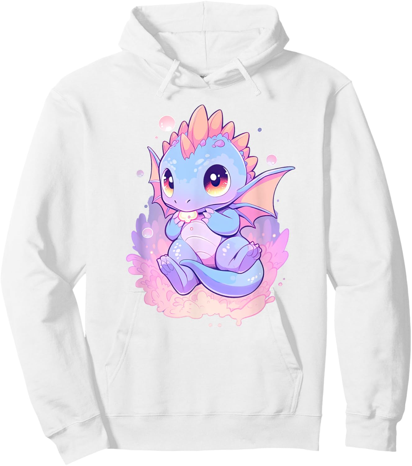 Cute Dragon funny Dragon lover baby Hoodie - Hoodie | White