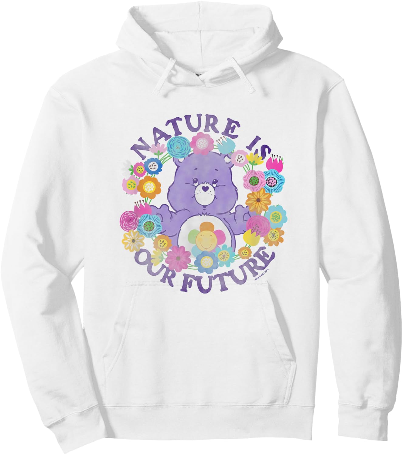 Care Bears Earth Day Nature Is Our Future Harmony Vintage Hoodie - Hoodie | White
