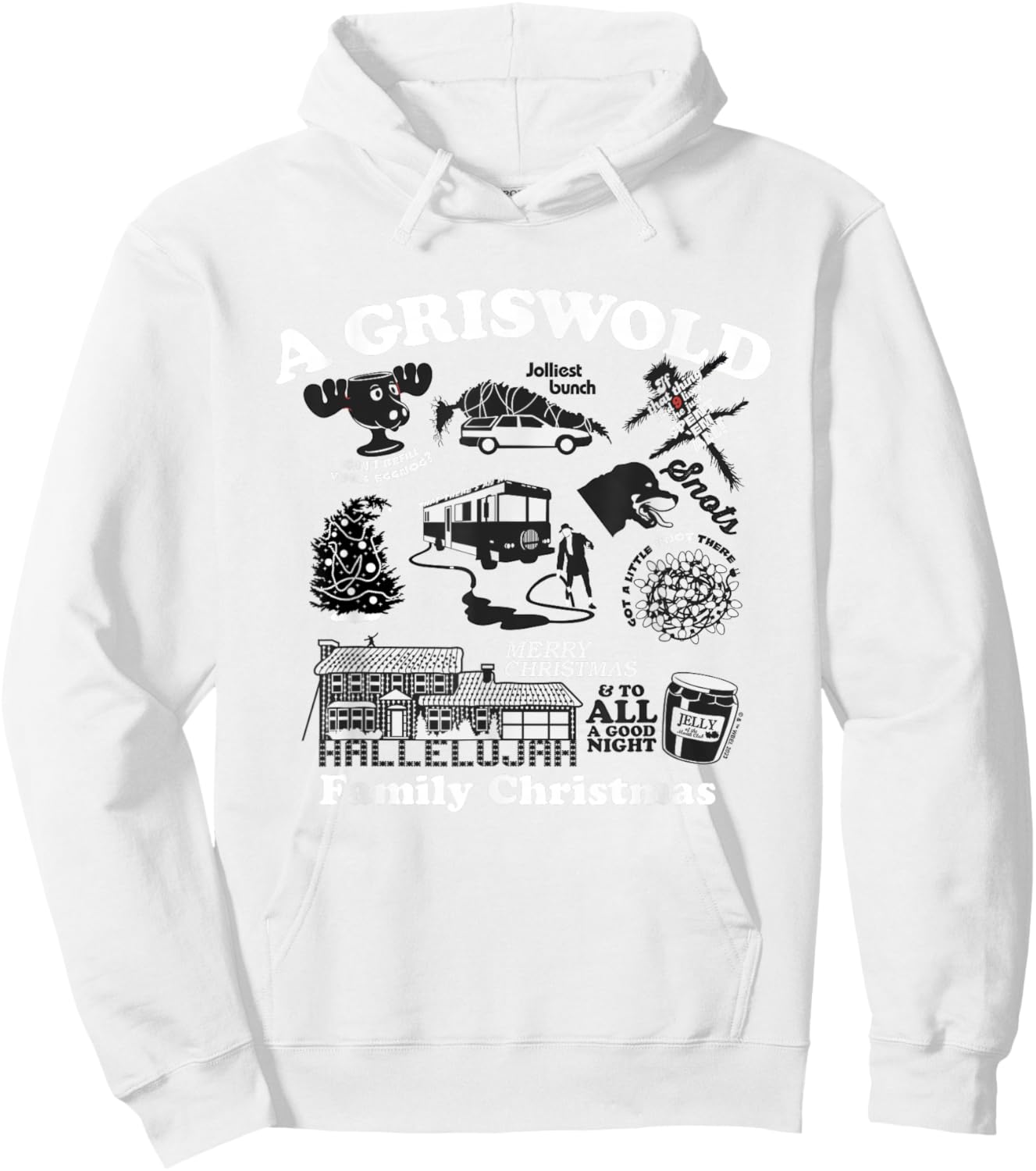 National Lampoon's Christmas Vacation - Item Grid Hoodie - Hoodie | White