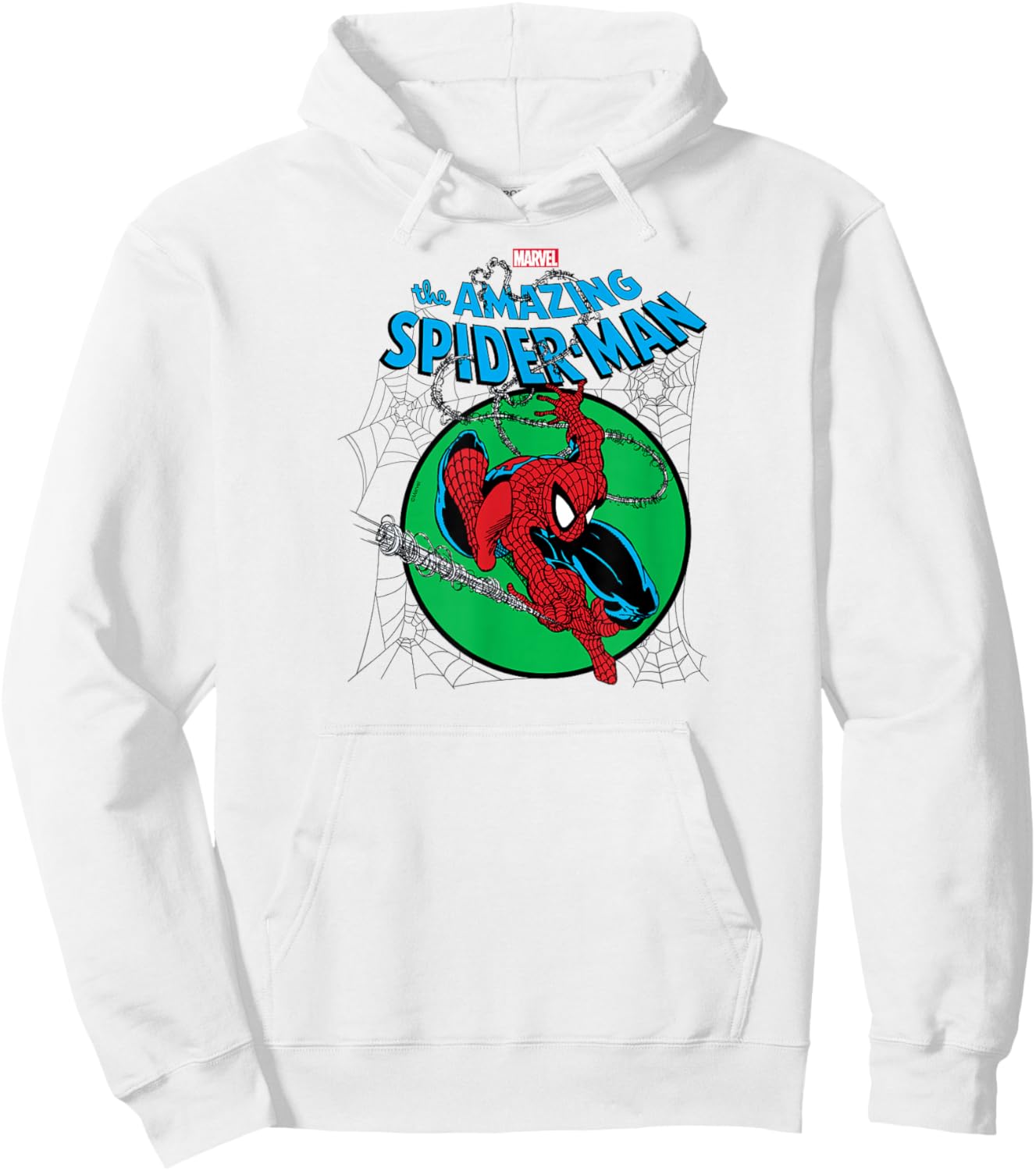 Spider-Man - Green Circle Hoodie - Hoodie | White