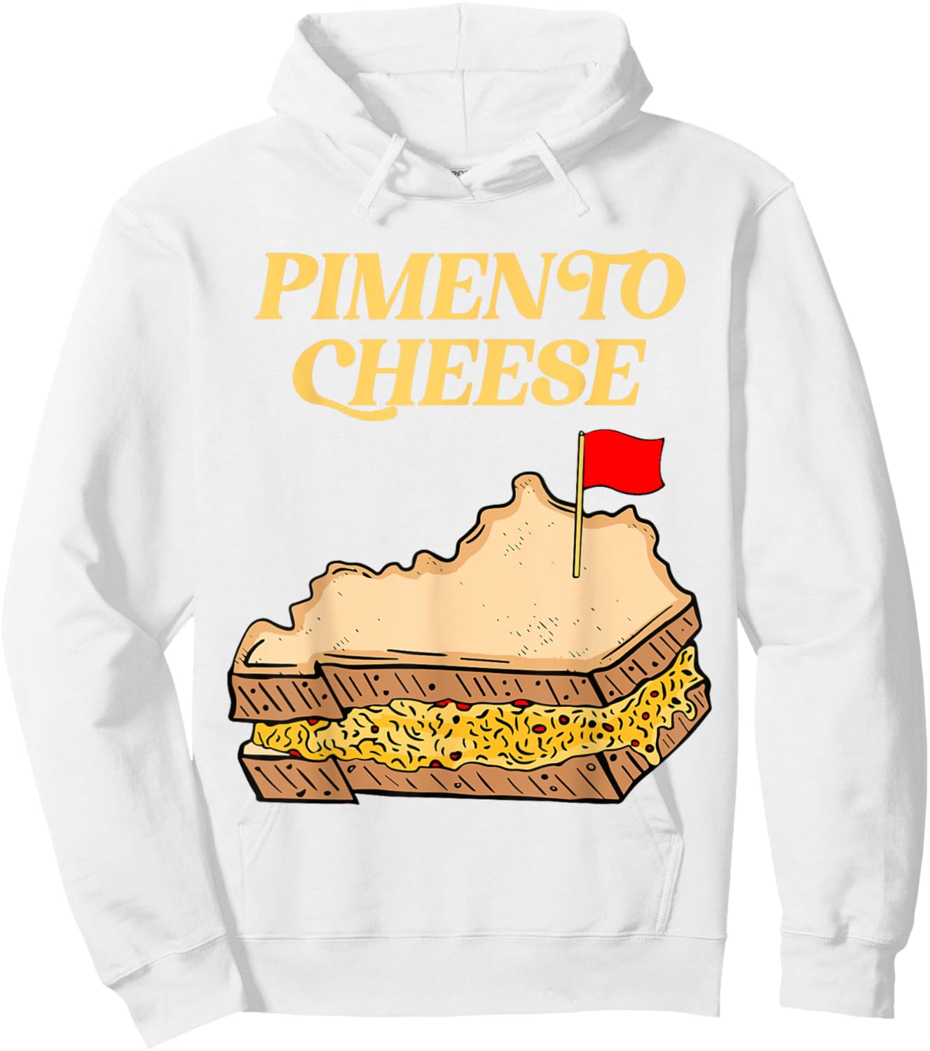 Funny Pimento Cheese Hoodie - Hoodie | White