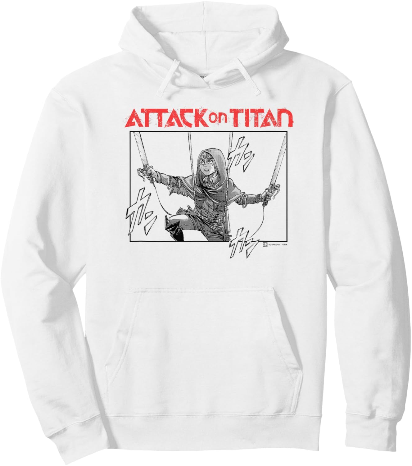 Attack on Titan Armin Arlet Survey Corps Manga Portrait Hoodie - Hoodie | White