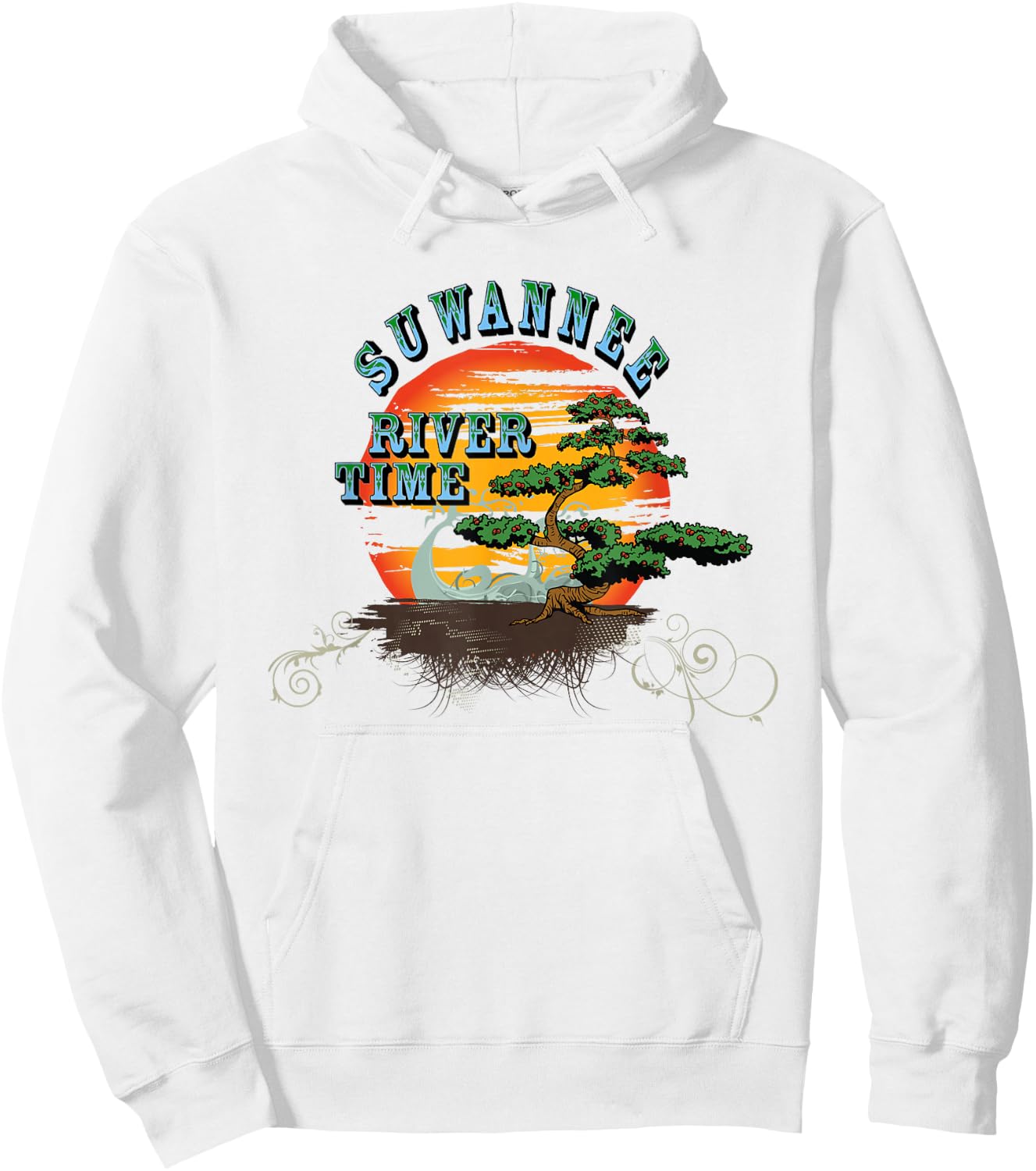 Suwannee River Time Hoodie - Hoodie | White