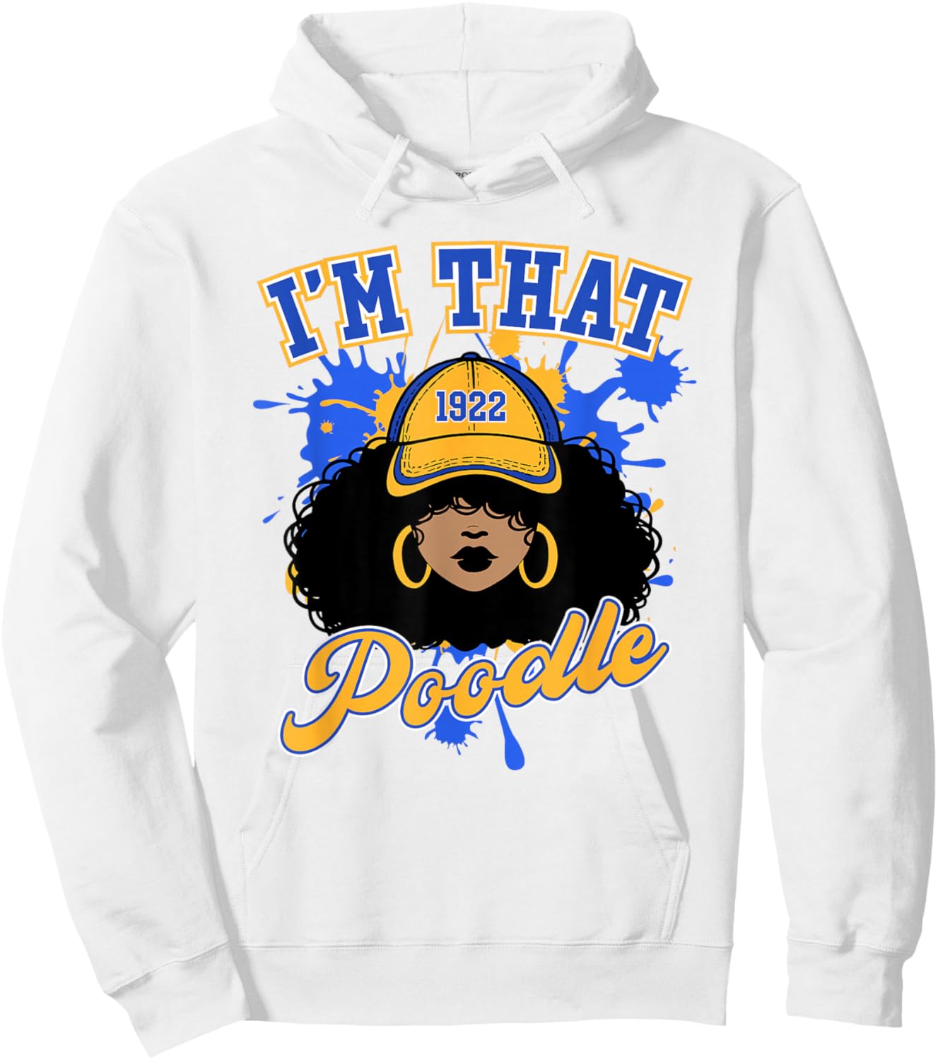 Sigma Gamma Rho Sorority, I'm That Poodle, Rhoyal Girl Pride Hoodie - Hoodie | White