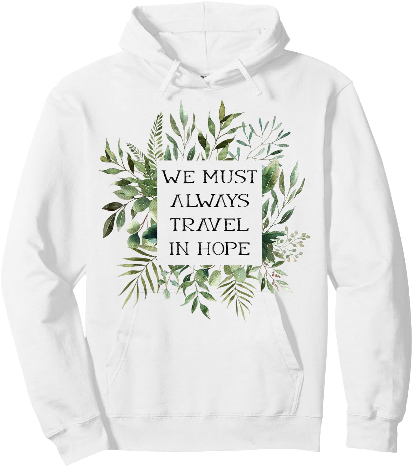 Hopeful Carson Quote Downton Lady Sarcastic Gifts Hoodie - Hoodie | White