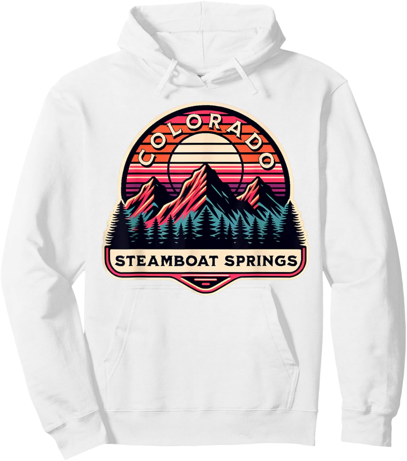 Steamboat Springs Hoodie - Hoodie | White