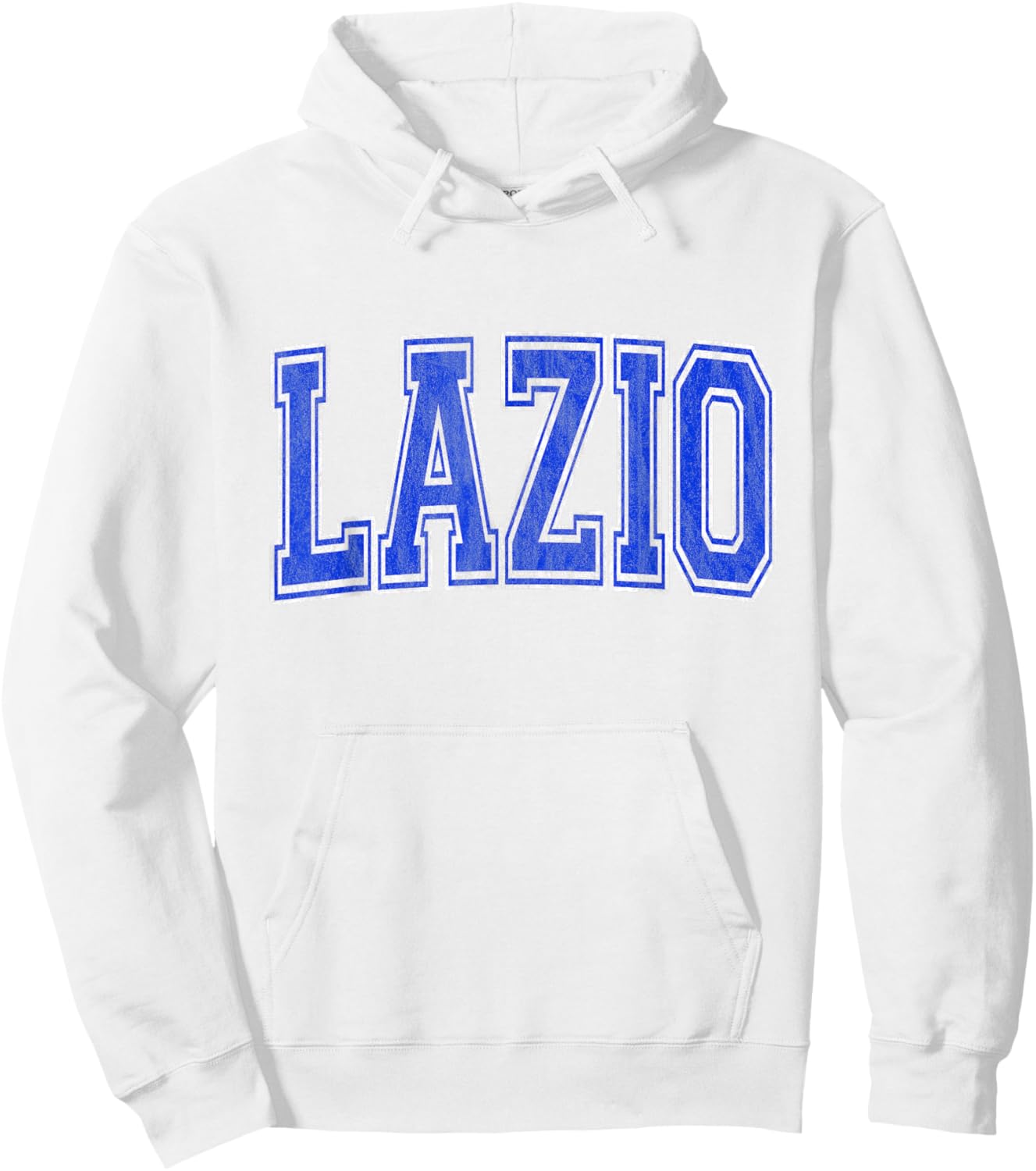 Lazio Italy - Lazio Varsity Logo - Lazio Italia Hoodie - Hoodie | White