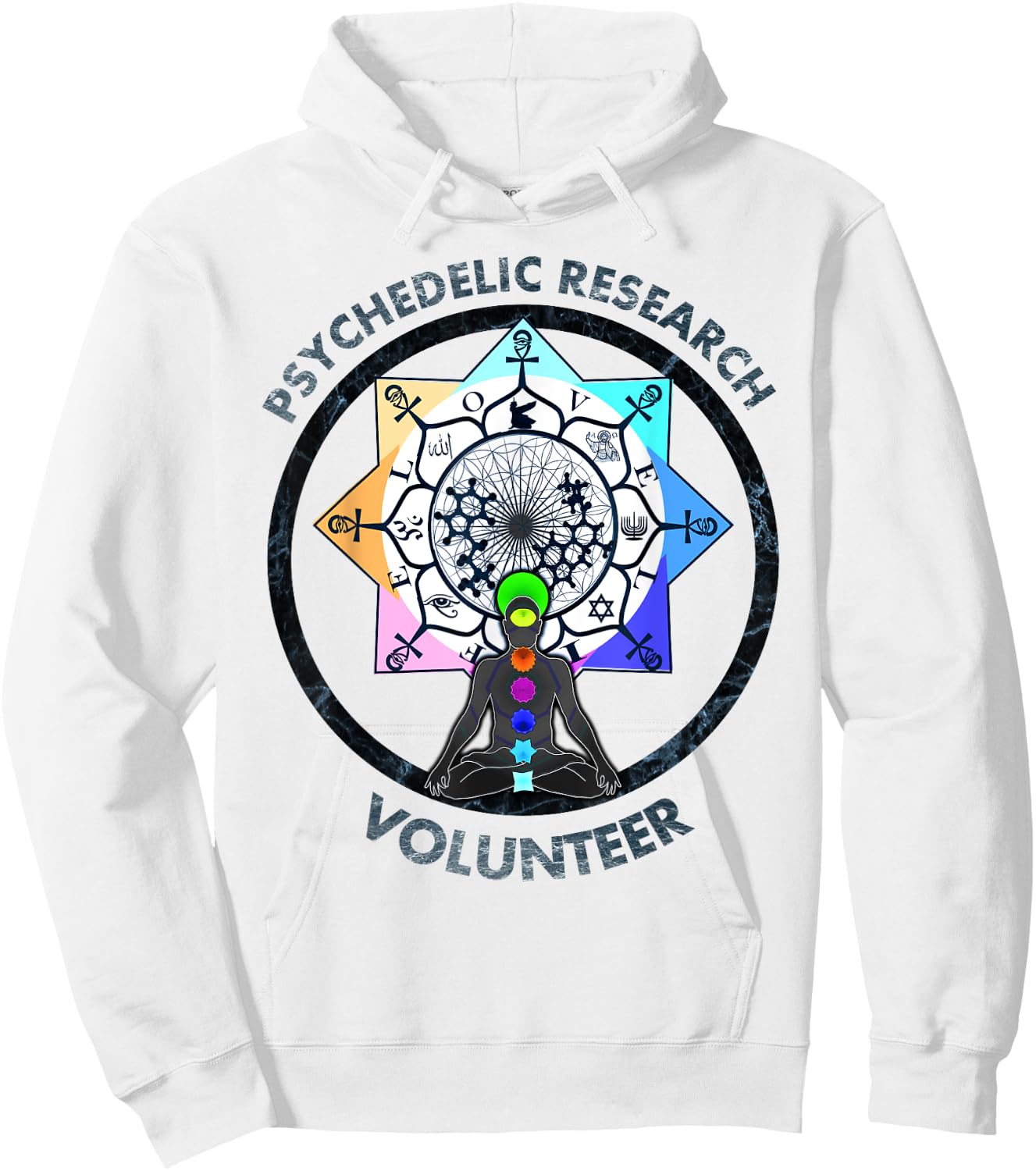 Funny-psychedelic-research-volunteer Hoodie - Hoodie | White