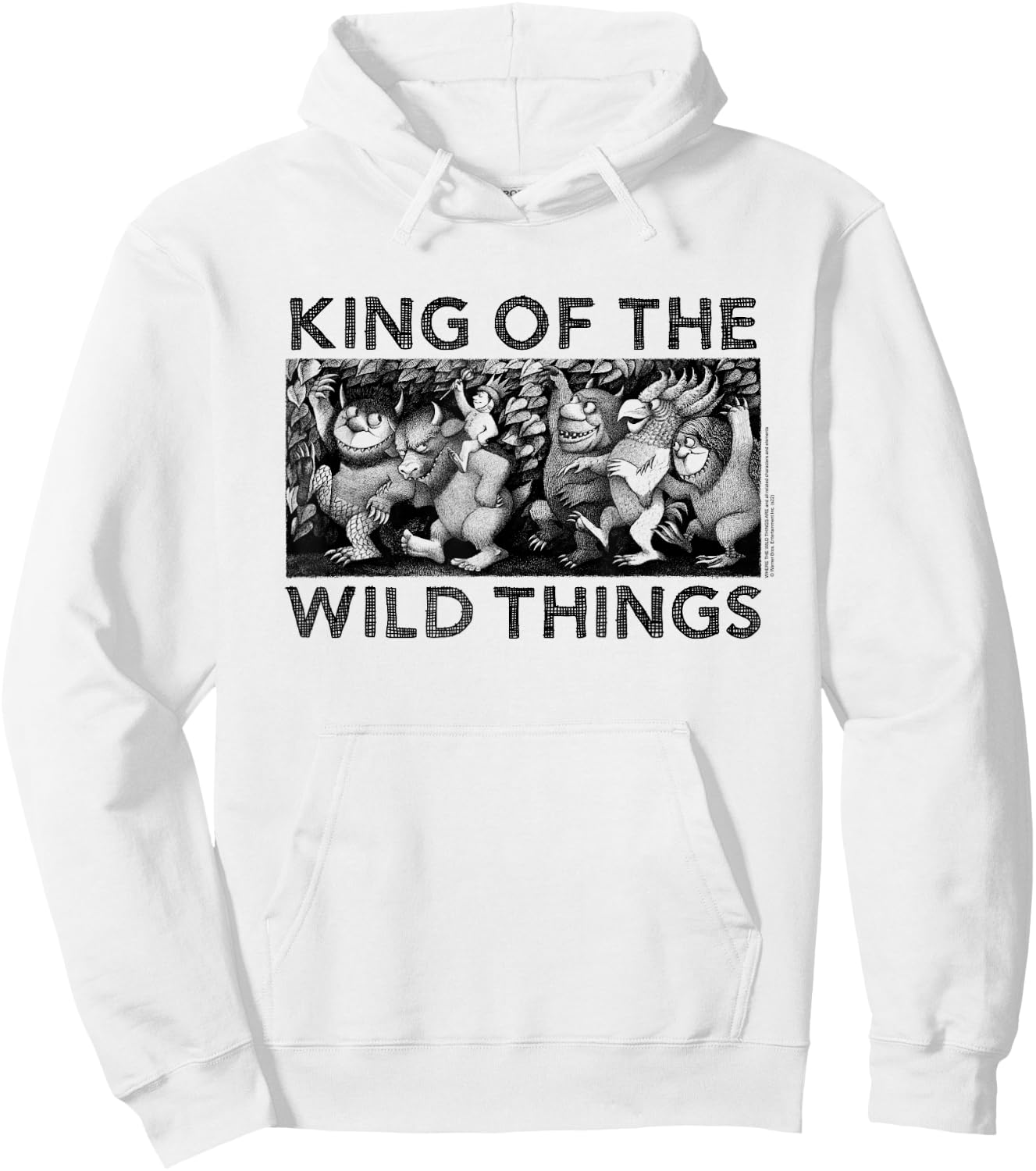 Where the Wild Things Are King of the Wild Things Hoodie - Hoodie | White