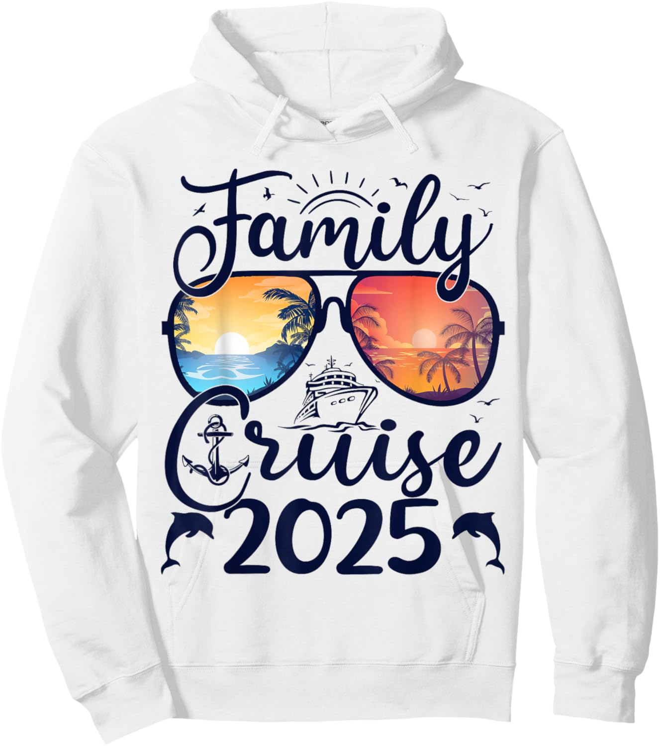 Family Cruise 2025 Summer Vacation Matching Family Cruise Hoodie - Hoodie | White
