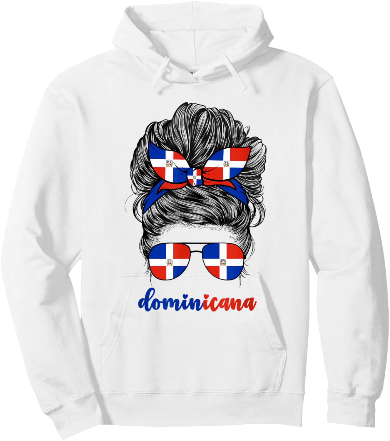 Dominicana Dominican Girl Girls Republic Dominicana Dominica Hoodie - Hoodie | White