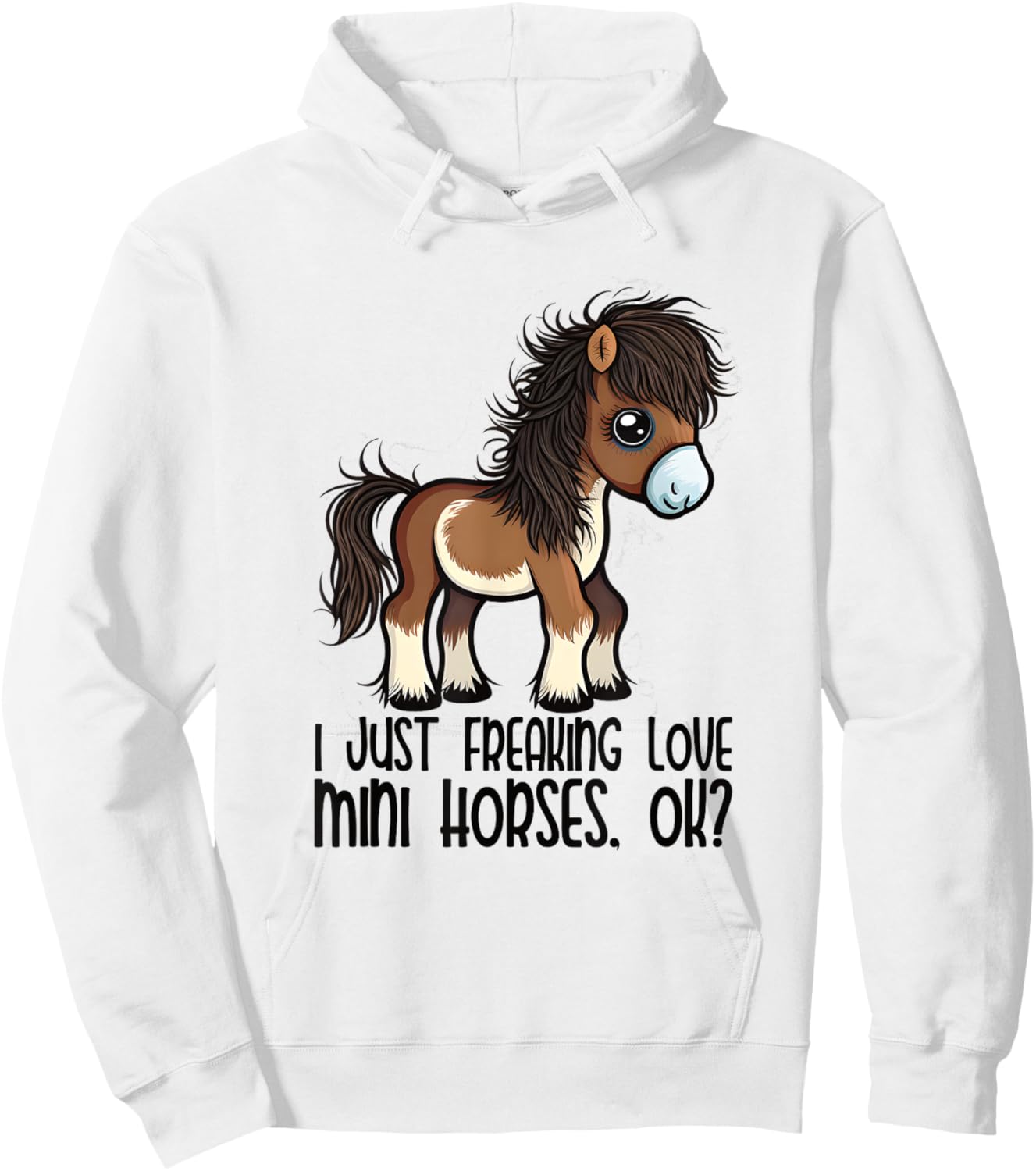 Miniature Horse Mini Horse Pet Tiny Horse Lover Pony Tie Dye Hoodie - Hoodie | White