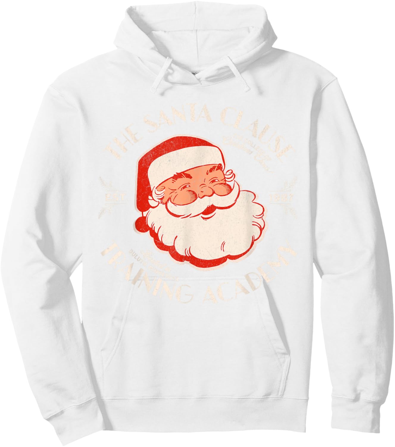 The Santa Clause Training Academy Retro Christmas Hoodie - Hoodie | White