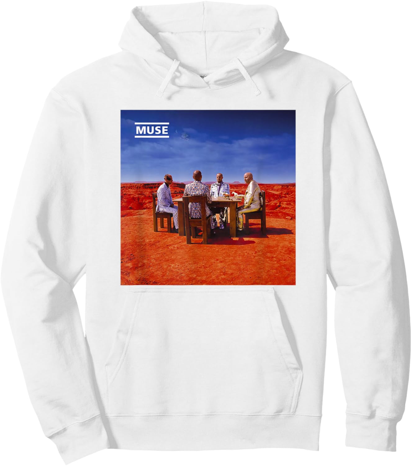 Muse Black Holes And Revelations Album Art Hoodie - Hoodie | White