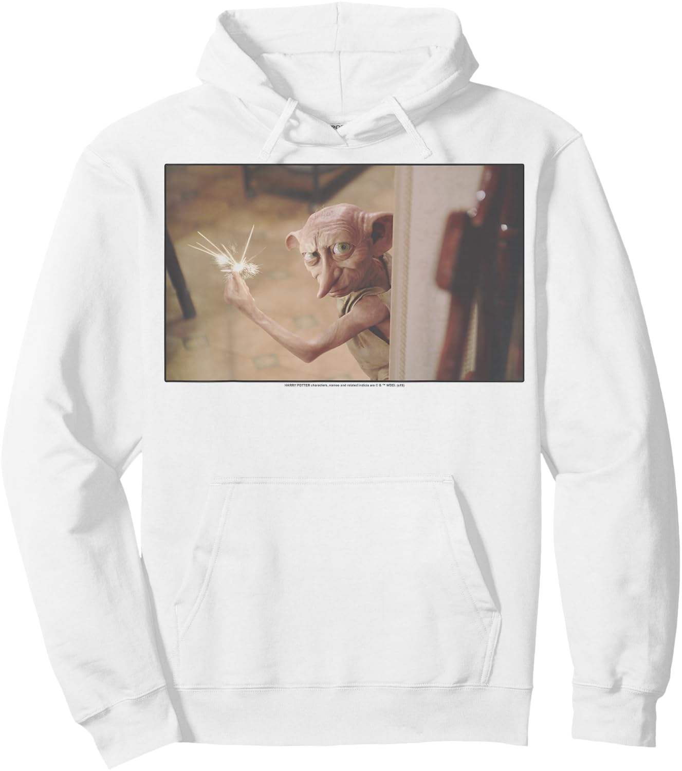 Harry Potter Dobby Snap Portrait Hoodie - Hoodie | White