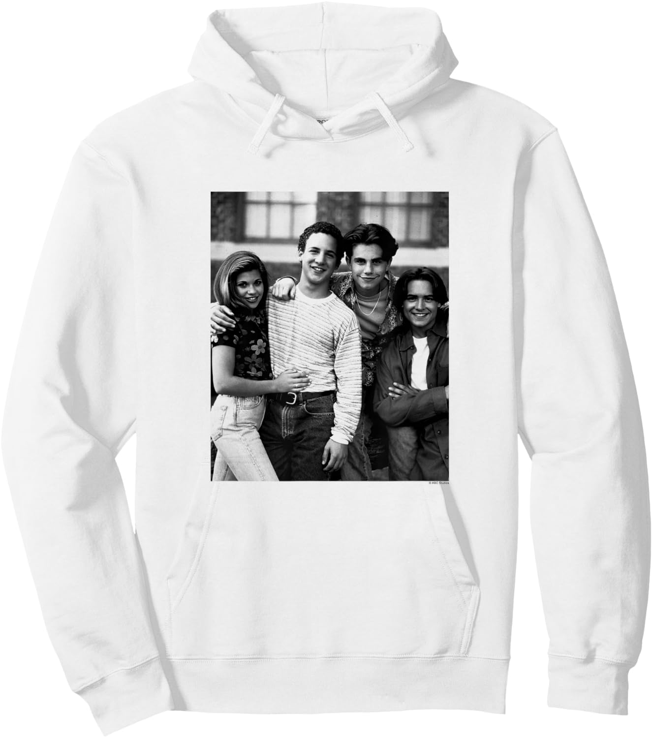 Boy Meets World Group Photo Hoodie - Hoodie | White