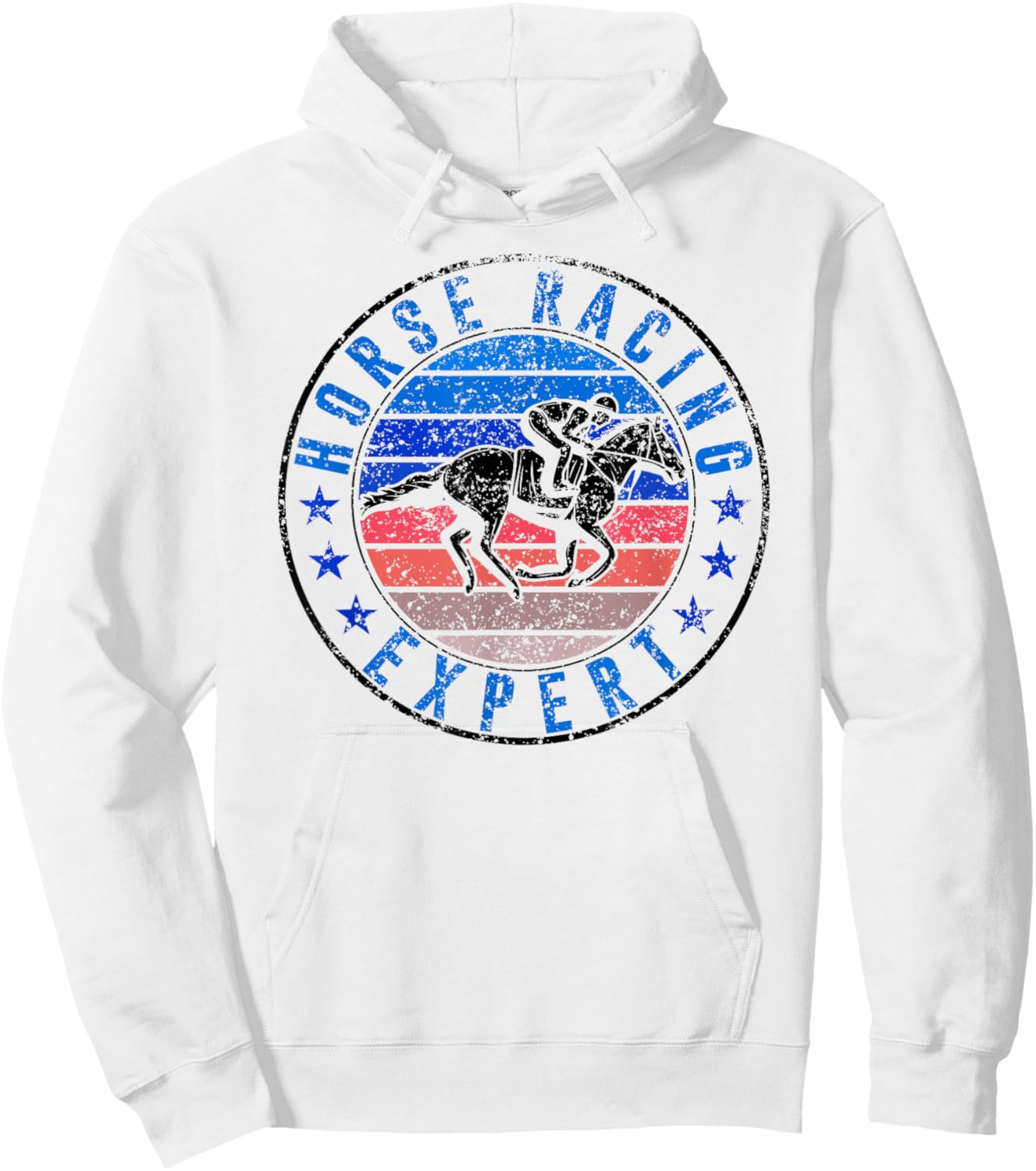 Horse Racing Expert Race Horses Racer Hoodie - Hoodie | White