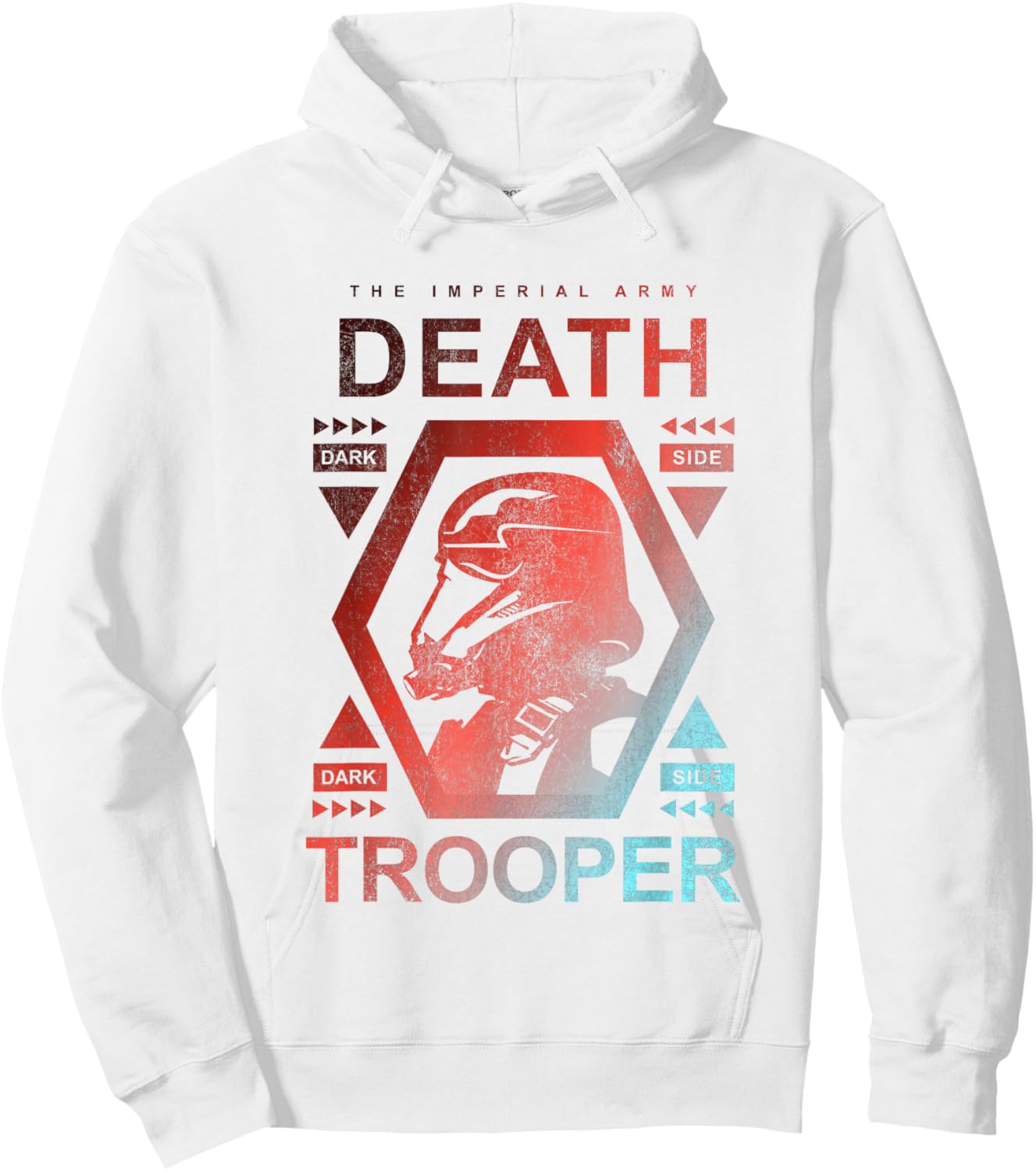 Star Wars Rogue One Imperial Army Death Trooper Gradient Hoodie - Hoodie | White