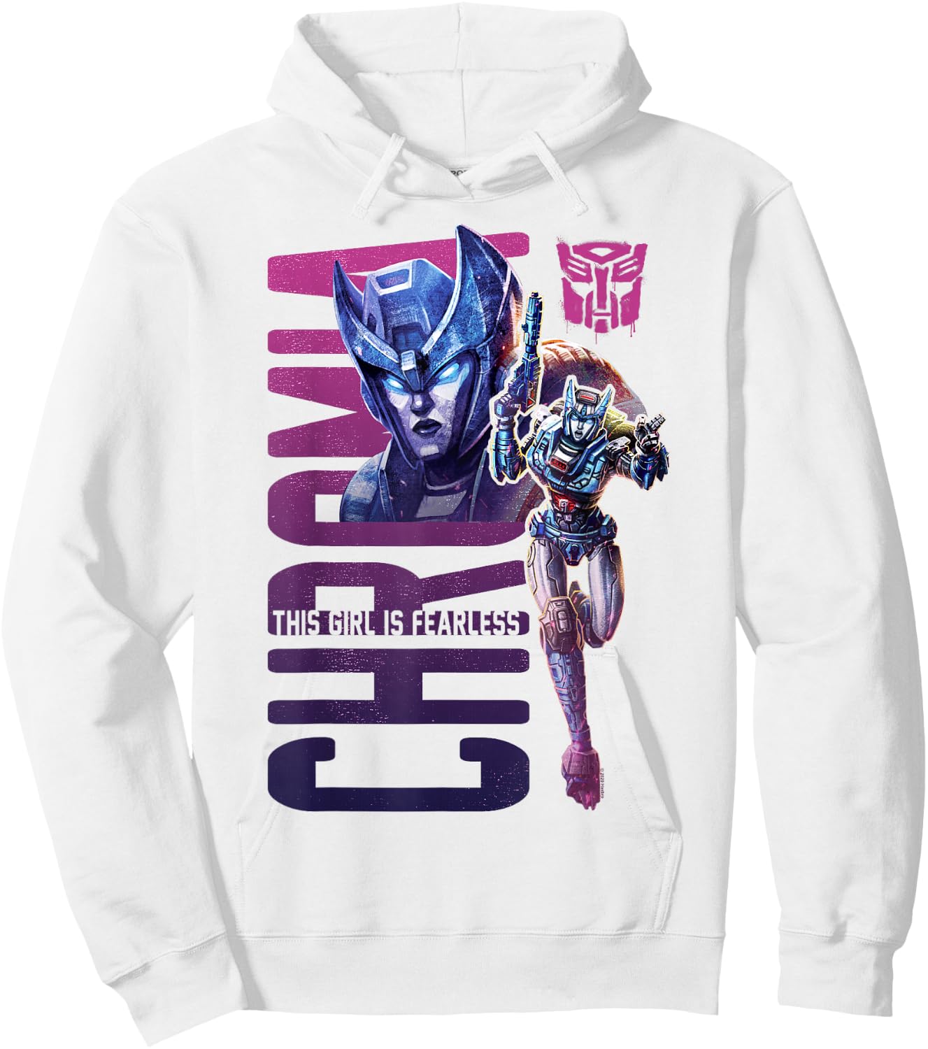 Transformers: War For Cybertron Chromia Fearless Hoodie - Hoodie | White